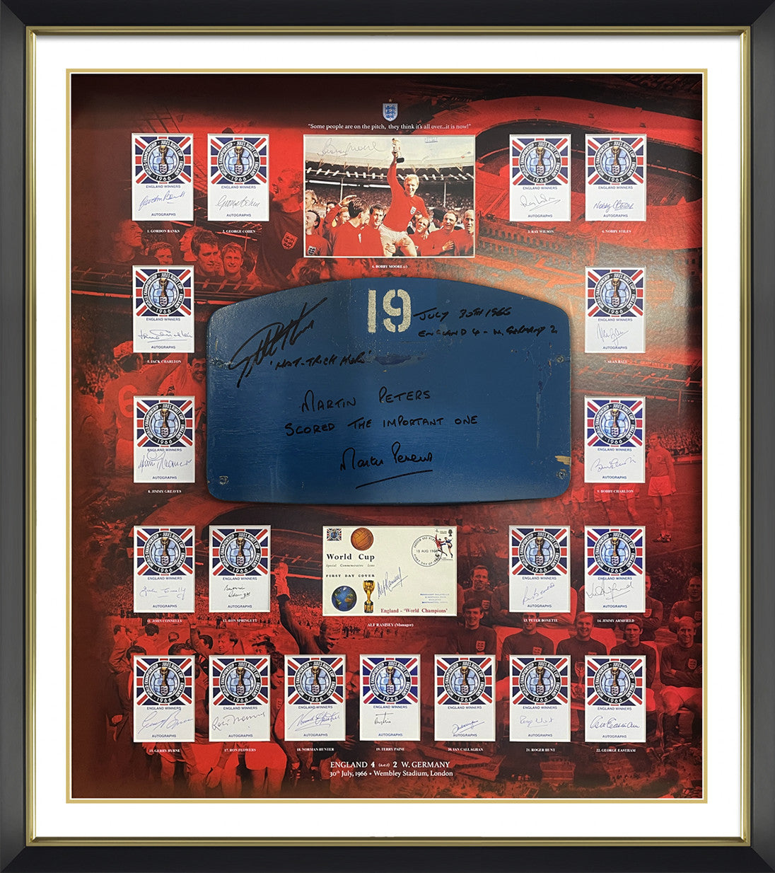 🏆 As Seen on ITV: Our 1966 Wembley Signed Seat Display