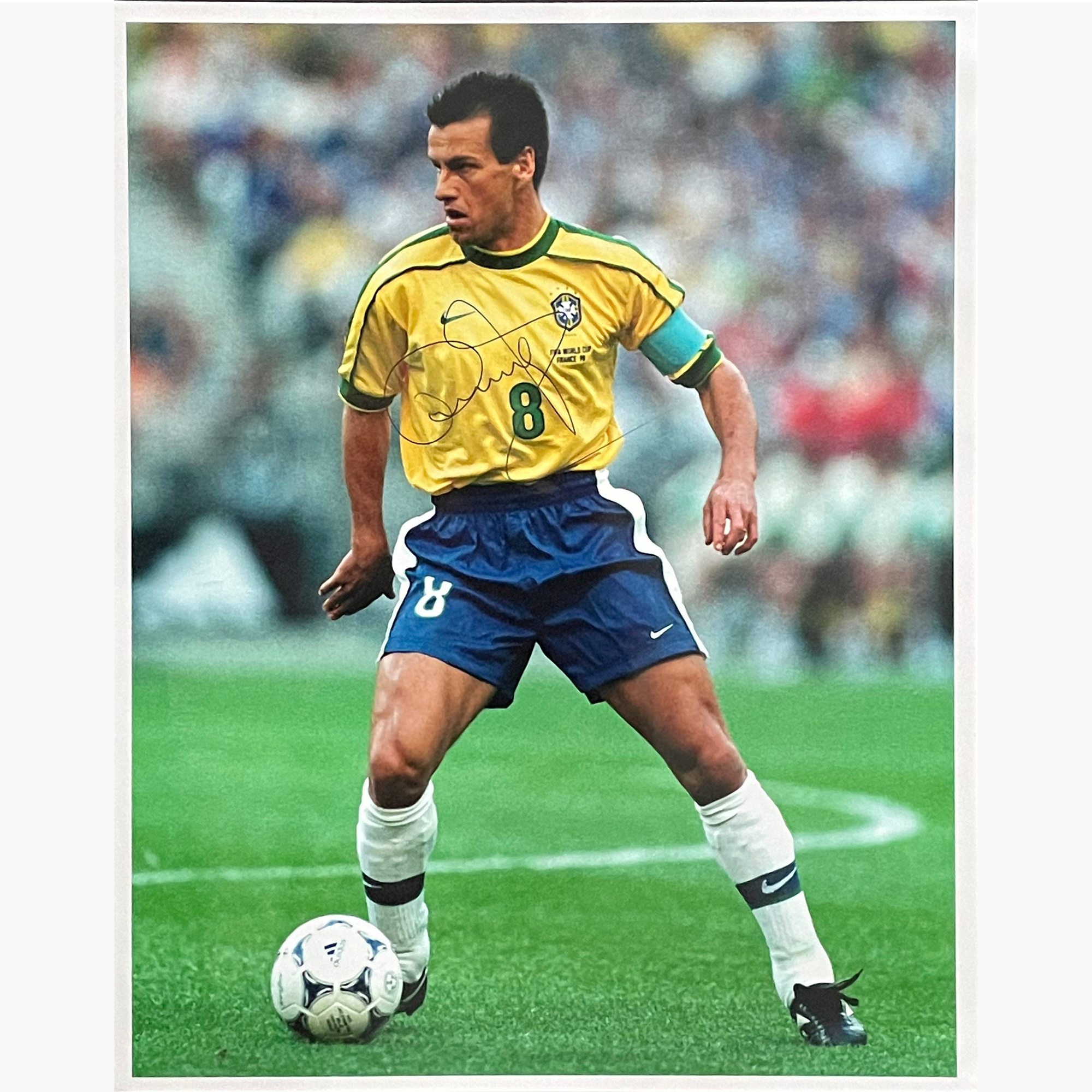 Dunga – Signed 25.5cm x 20cm Colour Action Photo