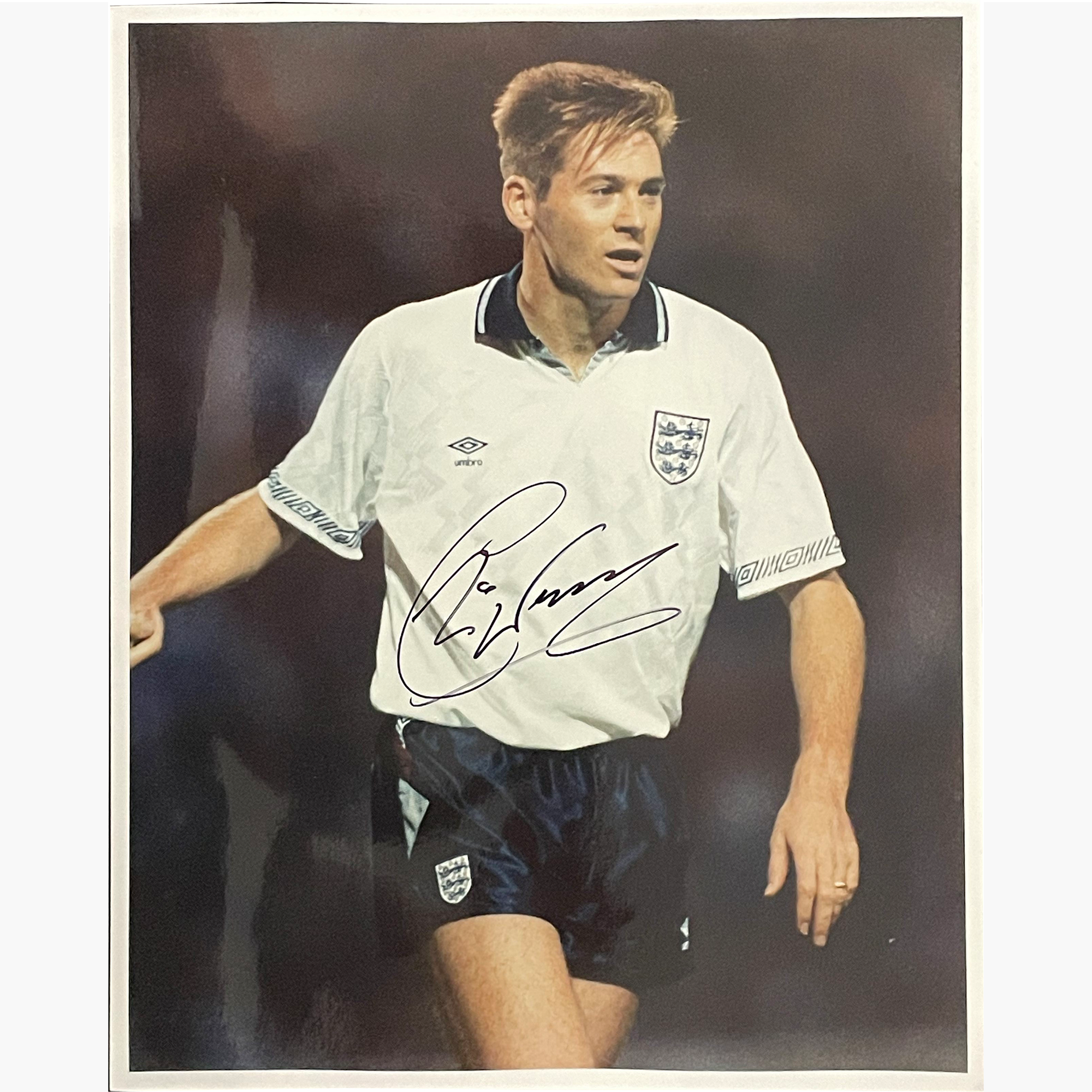 Chris Waddle – Signed 25.5cm x 20cm Colour Action Press Photo