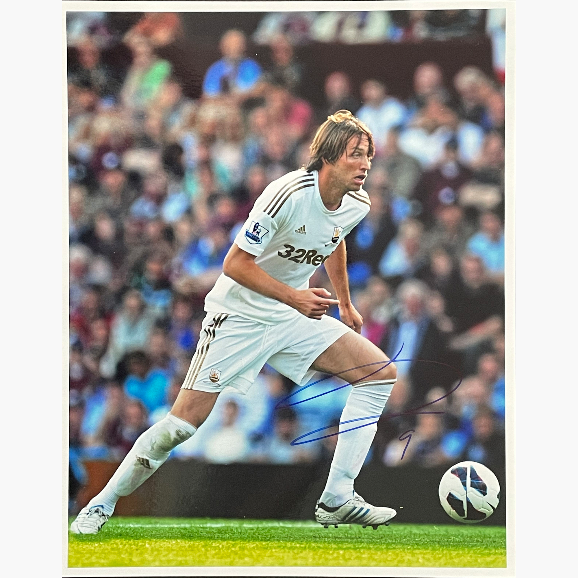 Michu – Signed 25cm x 20cm Colour Action Photo