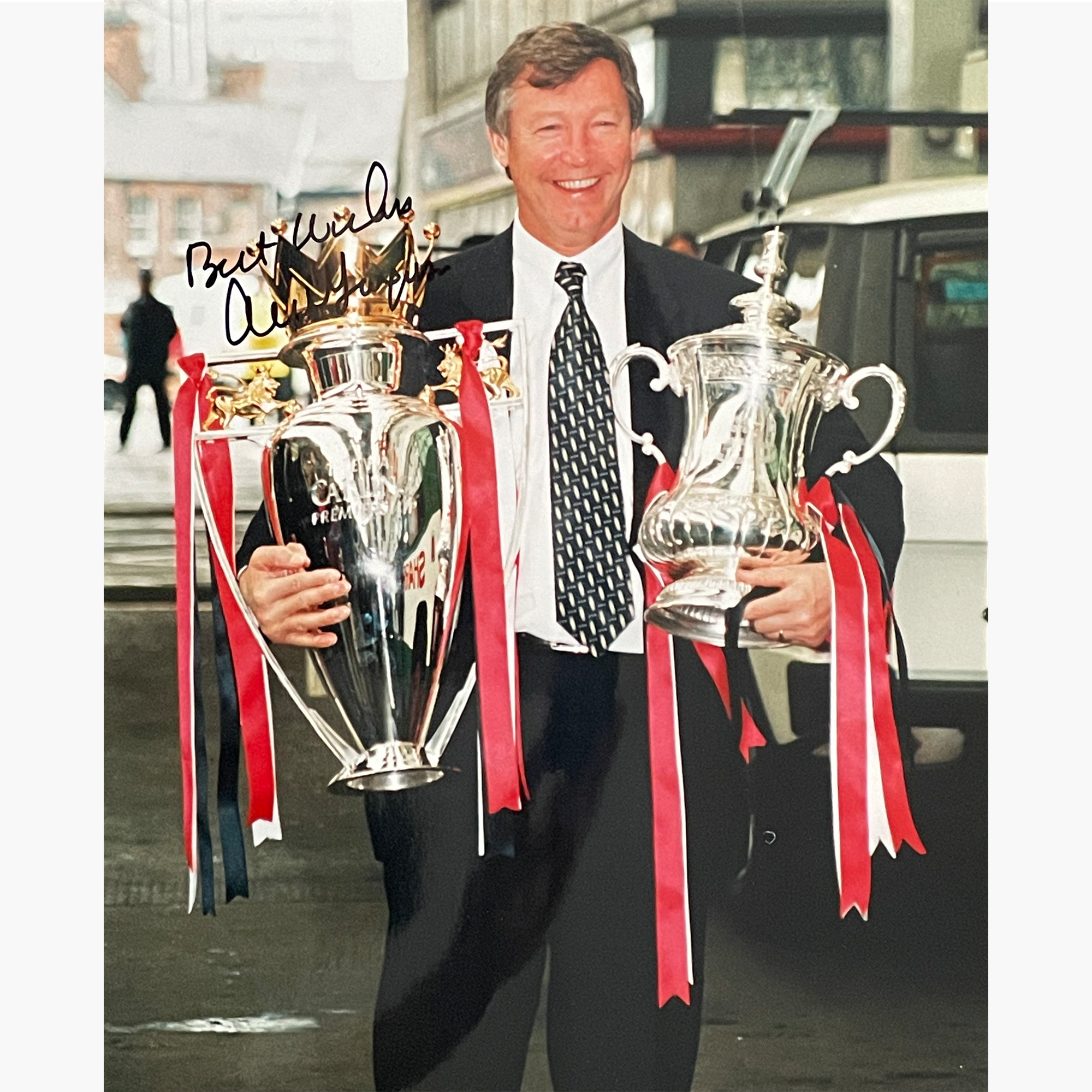 Alex Ferguson – Signed 10" x 8" Colour Photo