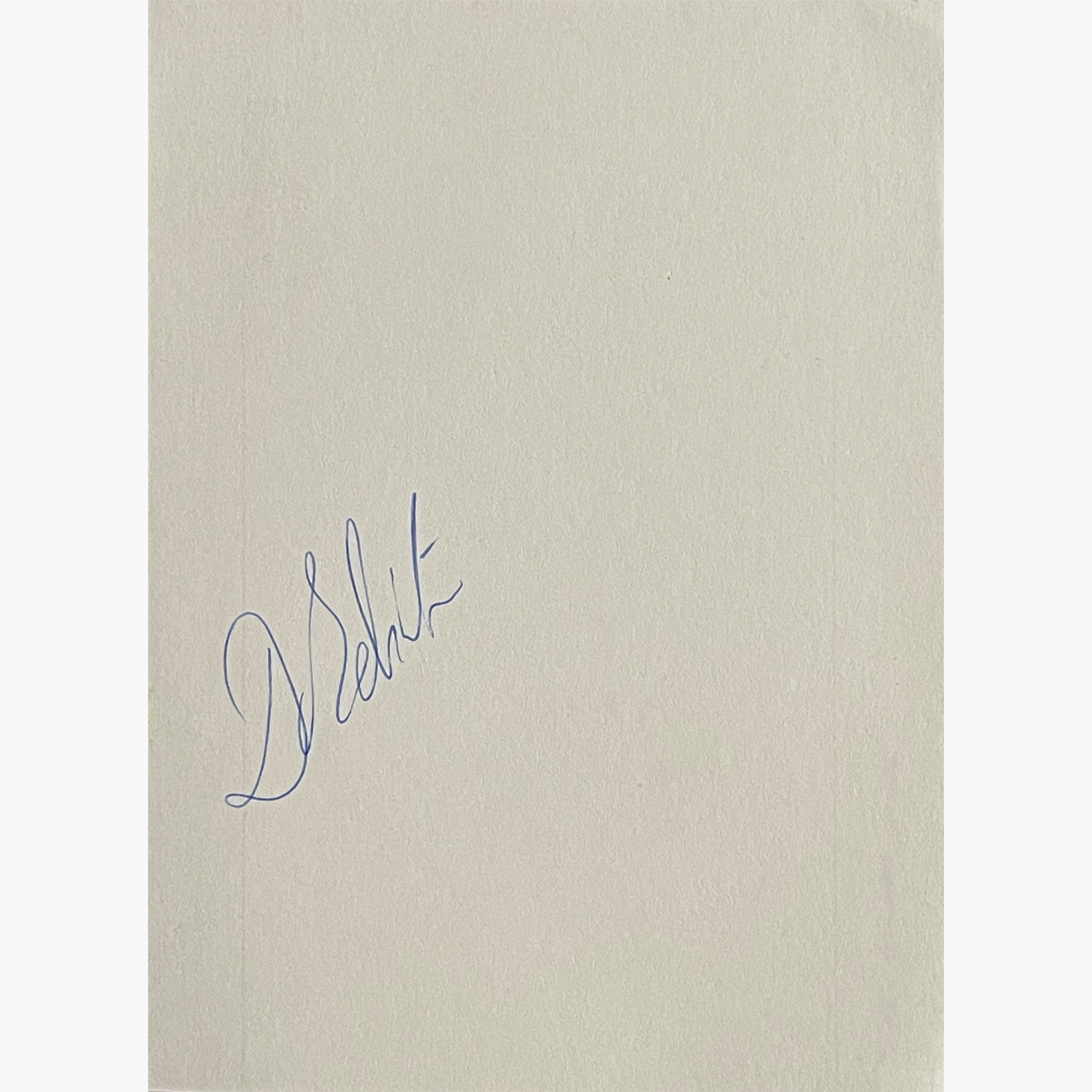 Doina Melinte – Signed 14.3cm x 10.5cm Plain White Card