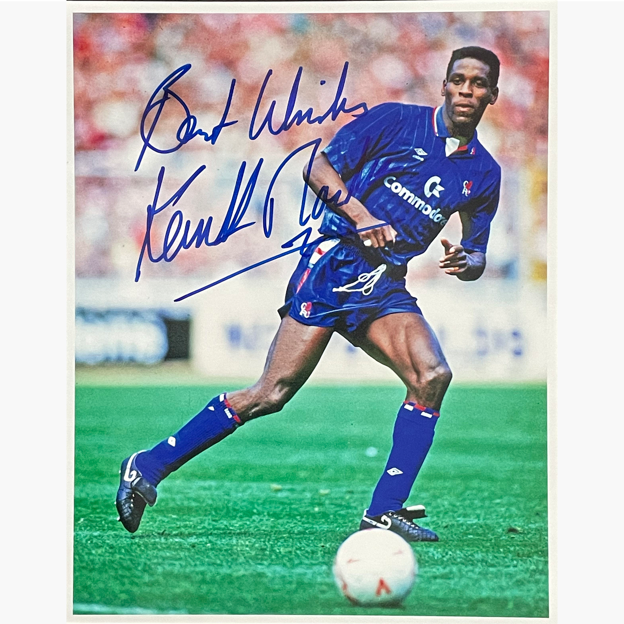 Ken Monkau – Signed 25.5cm x 20cm Colour Action Photo