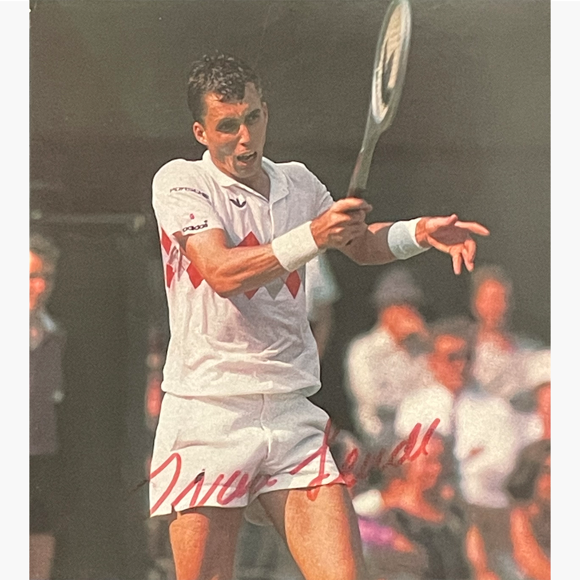 Ivan Lendl - Signed 12.5cm x 11cm Colour Action Magazine Picture