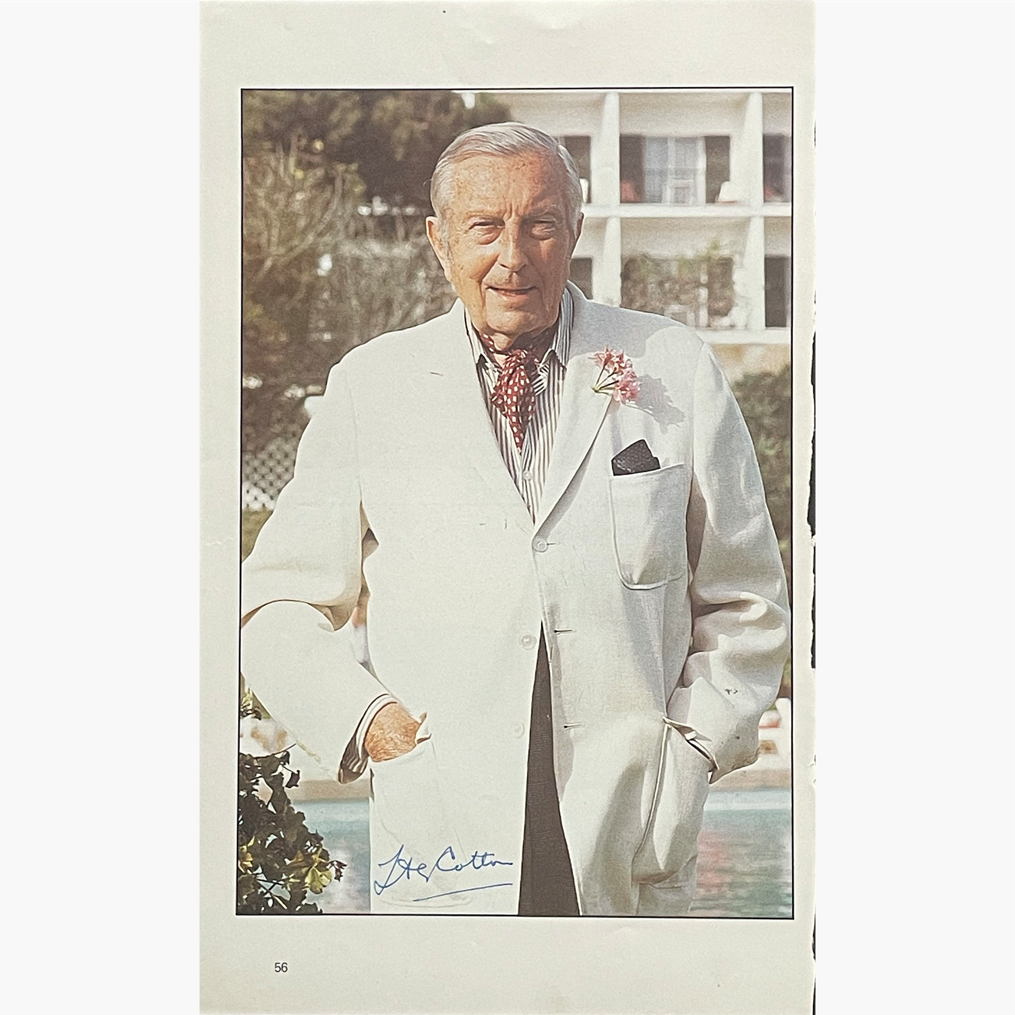 Henry Cotton – Signed 19.5cm x 13cm Magazine Picture