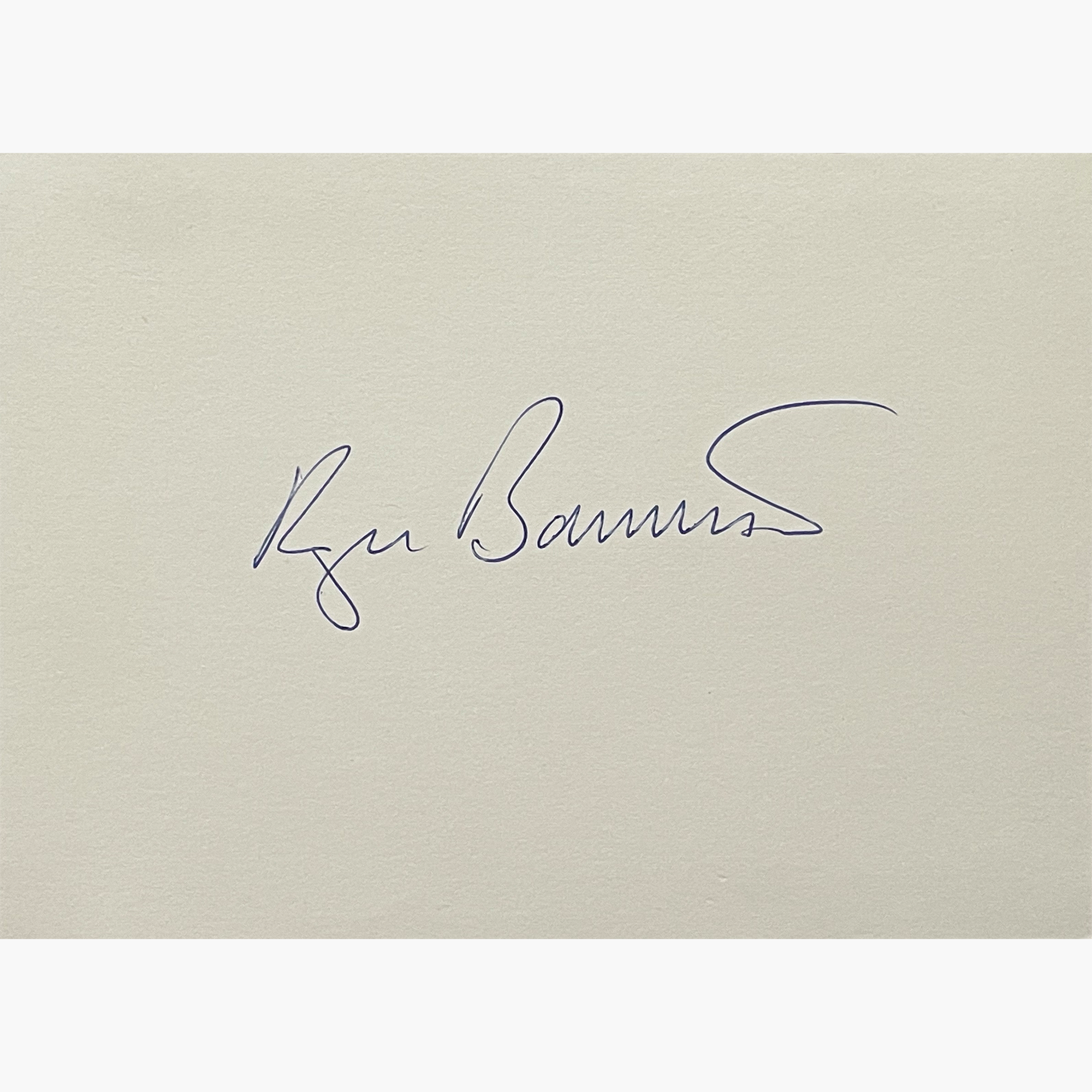 Roger Bannister – Signed 14.8cm x 10.7cm Slip Of Paper