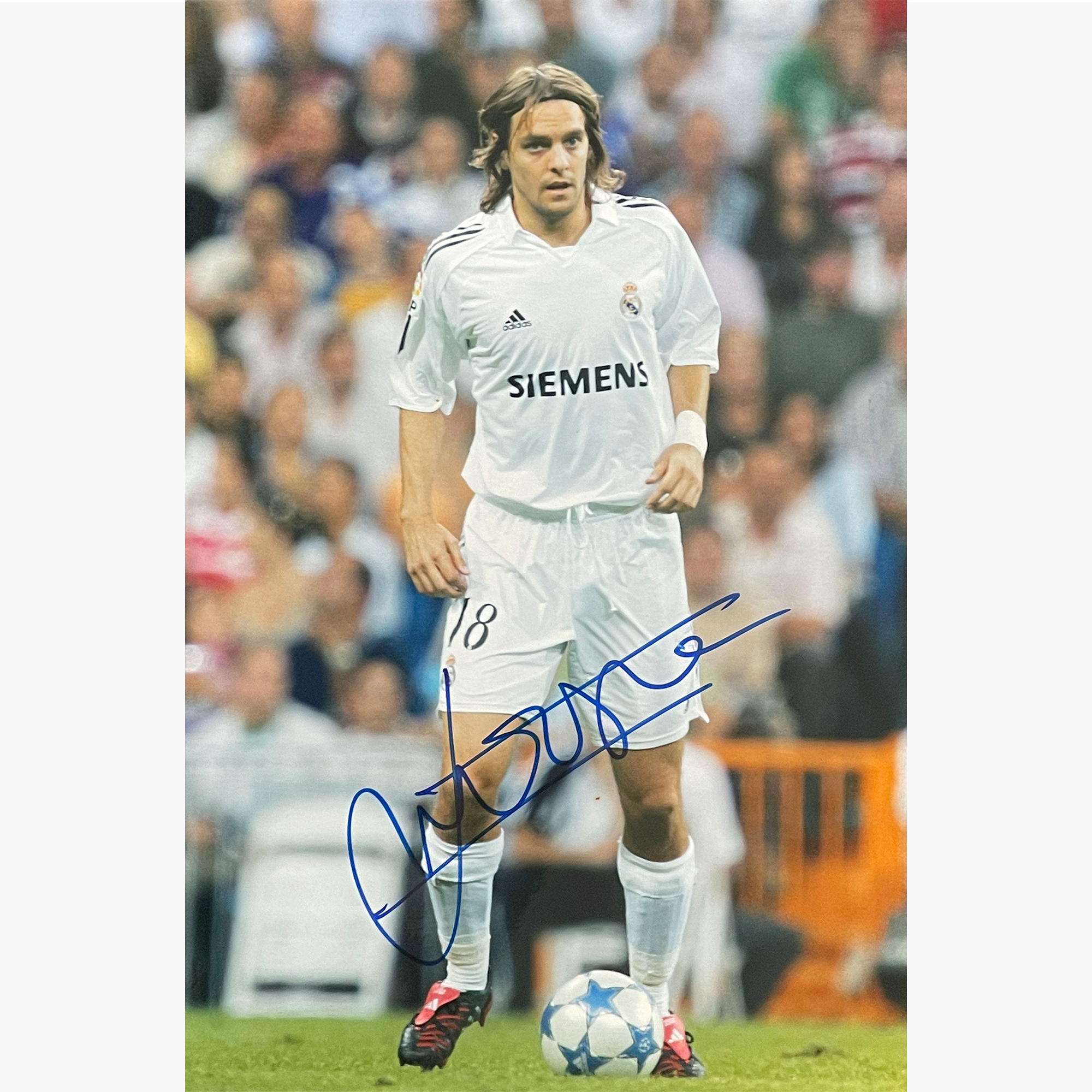 Jonathan Woodgate– Signed 30cm x 20cm Colour Action Photo