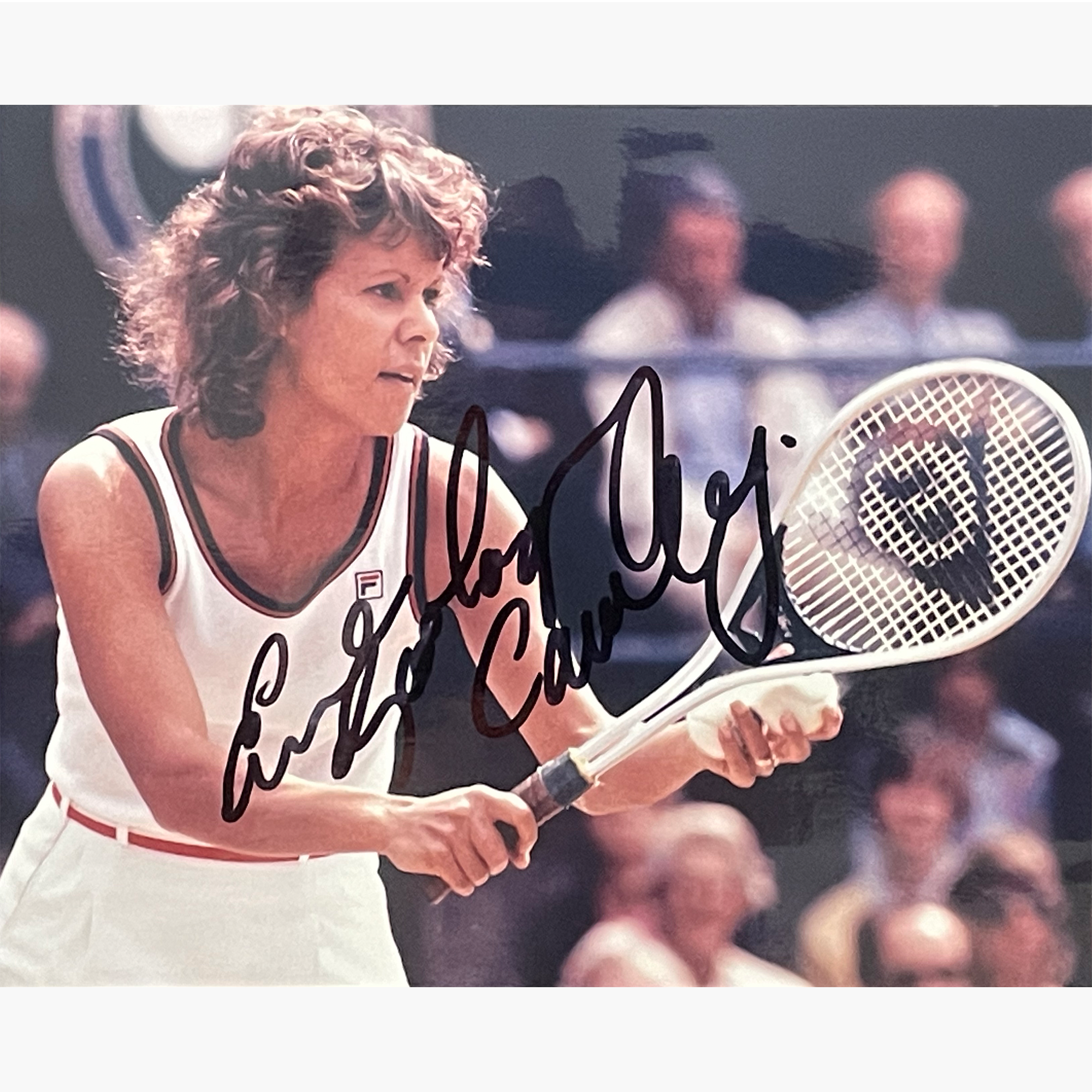 Evonne Goolagong Cawley - Signed 19cm x 15.5cm Colour Photo