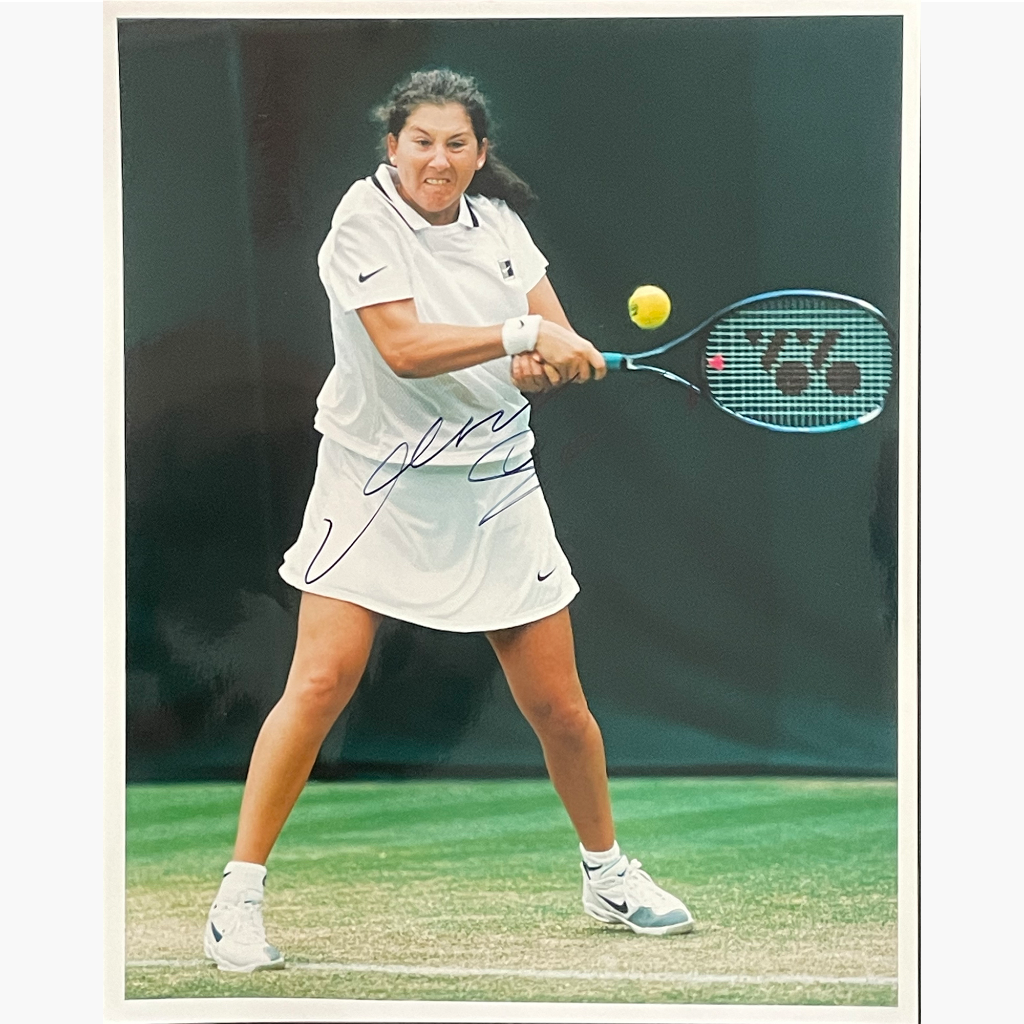 Monica Selles - Signed 25.5cm x 20.5cm Colour Action Press Photo
