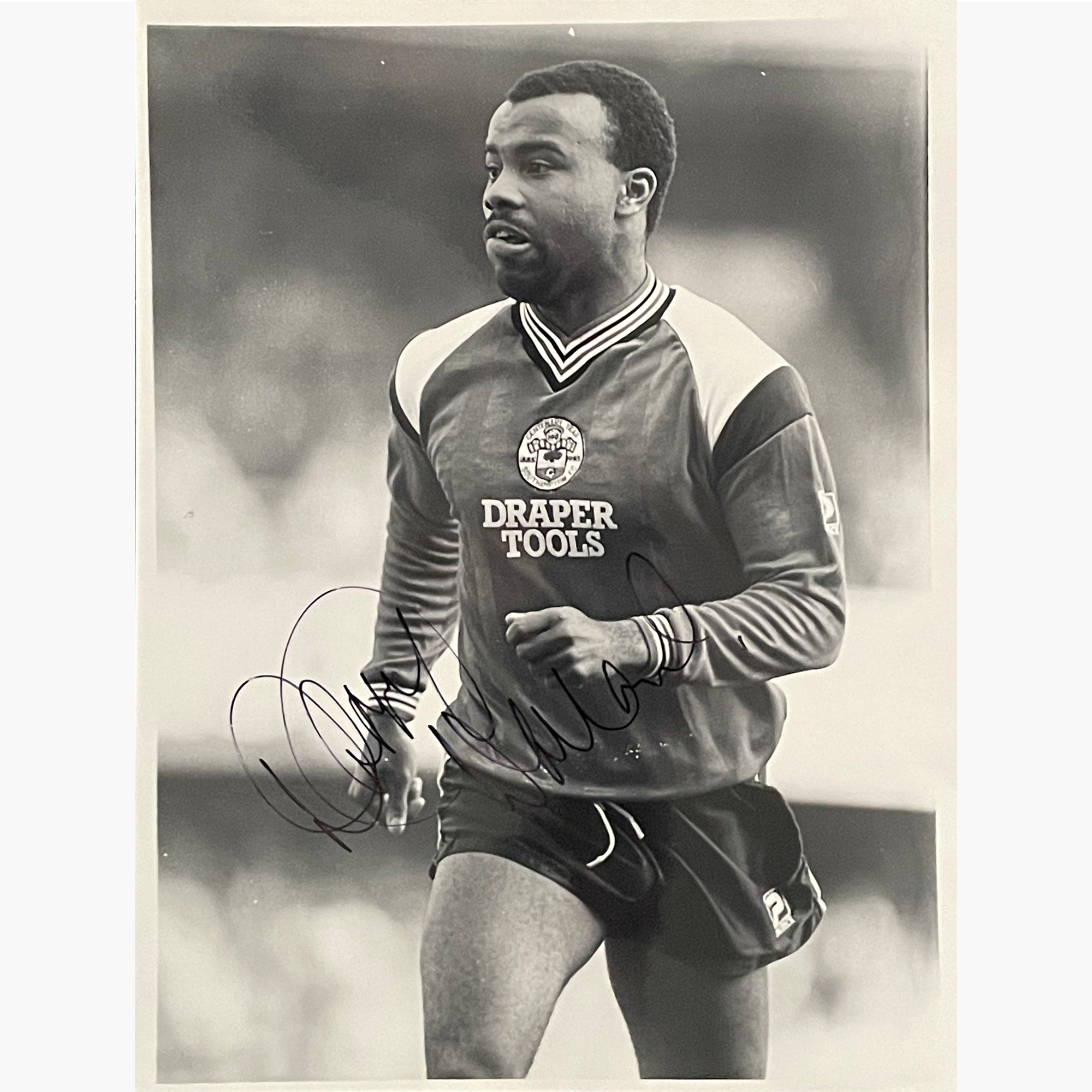 Danny Wallace – Signed 21.5cm x 16.5cm Black & White Action Press Photo