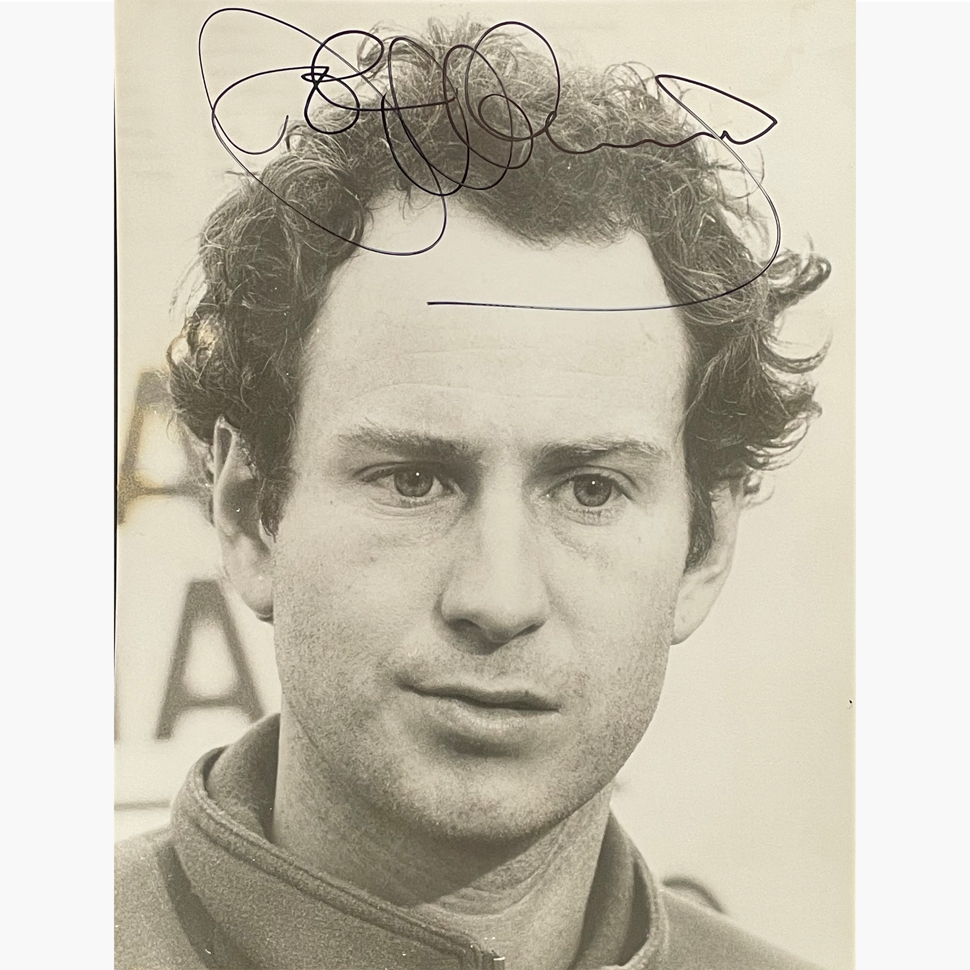 John McEnroe - Signed 21.5cm x 16.5cm Black & White Press Photo