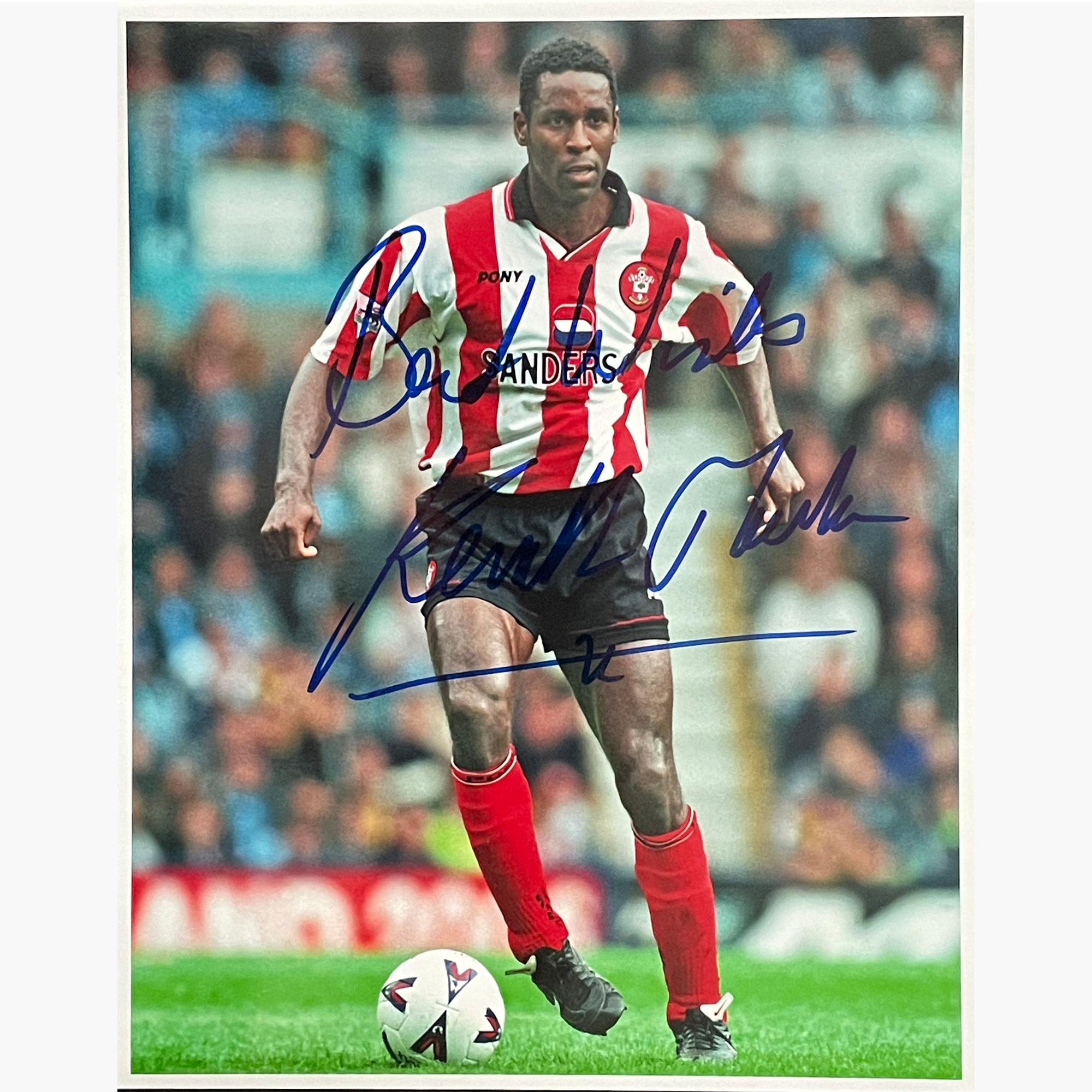 Ken Monkou – Signed 26cm x 20.5cm Colour Action Photo