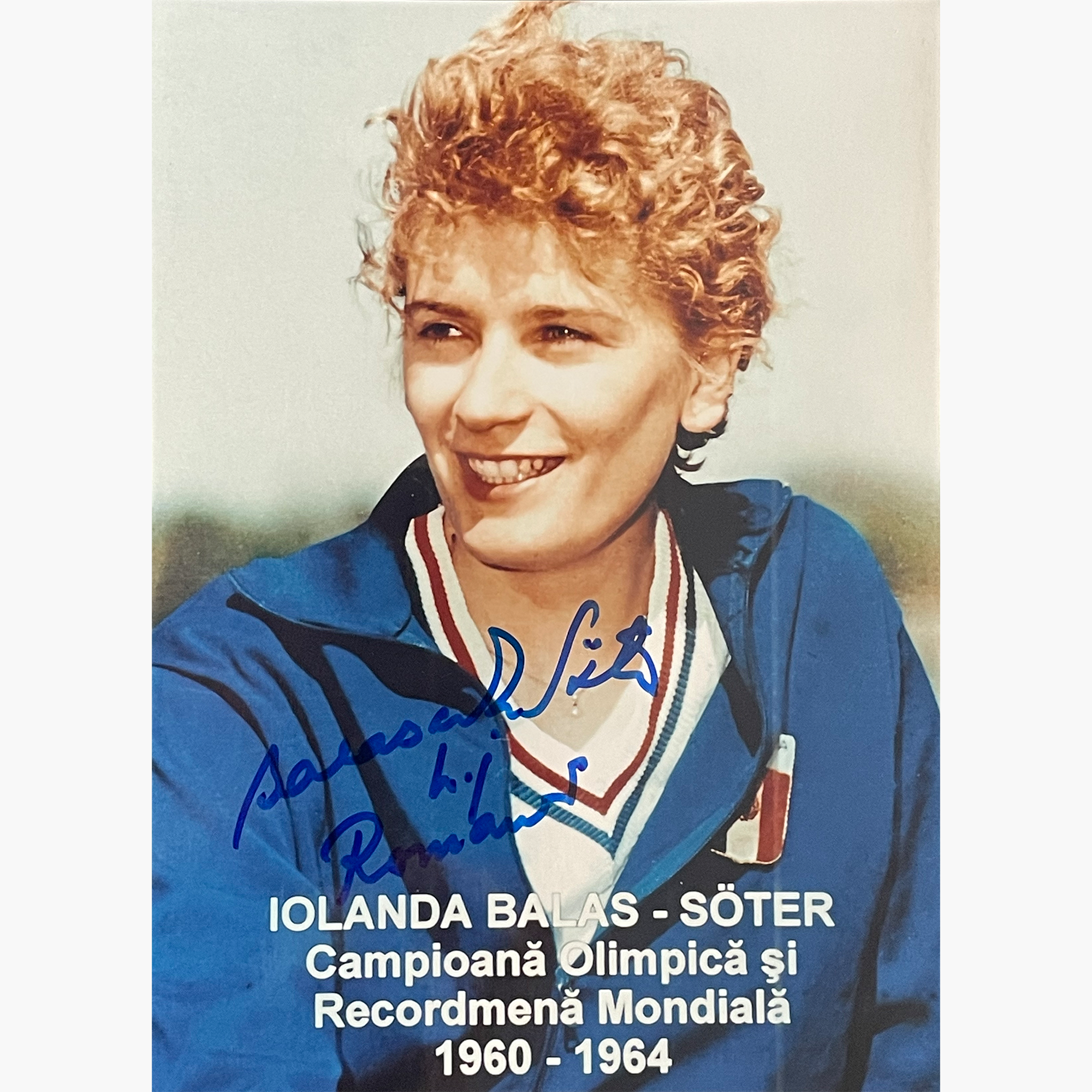 Iolanda Balas – Signed 28cm x 14.2cm Colour Photo