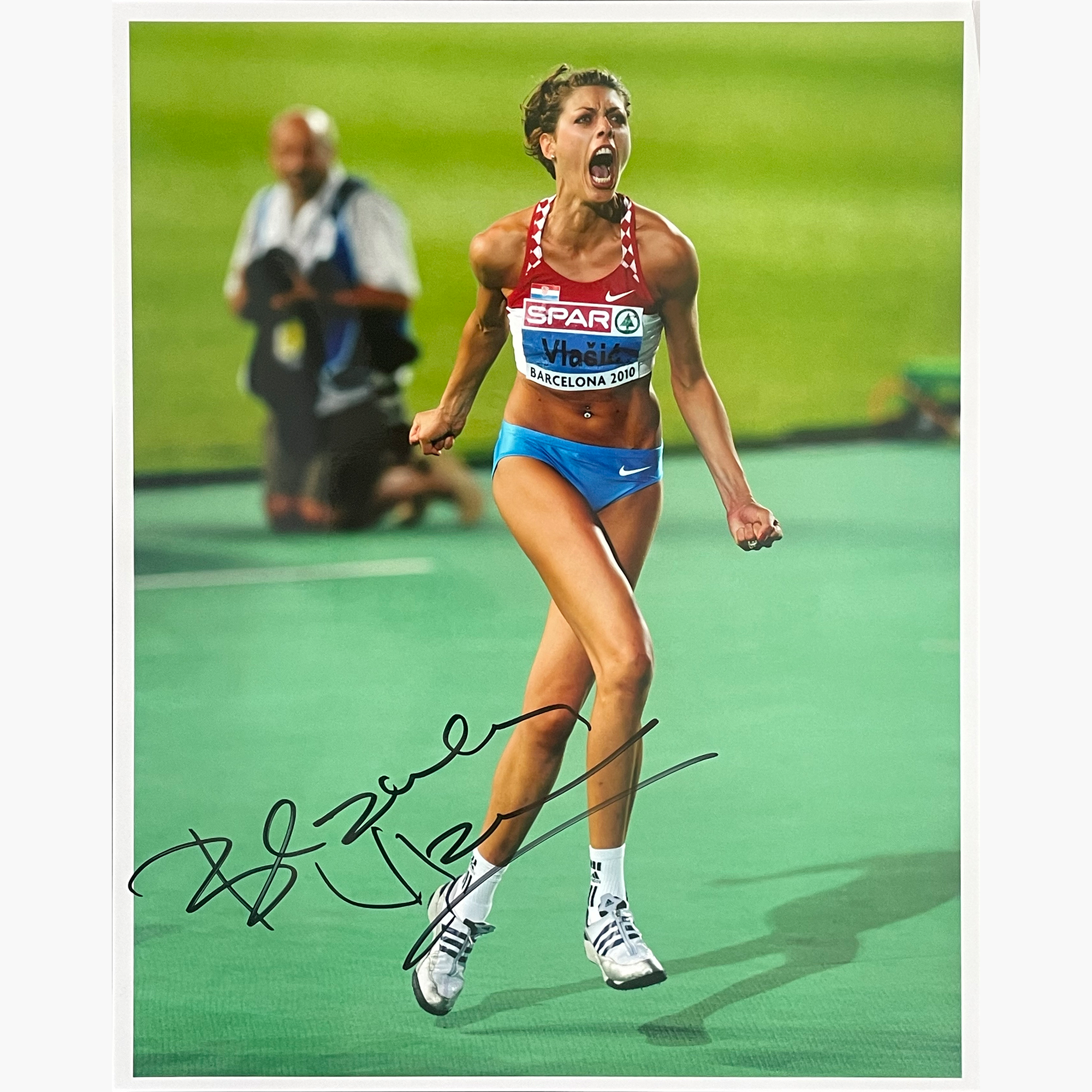 Blanka Vlasic – Signed 25.5cm x 20.2cm Colour Action Photo
