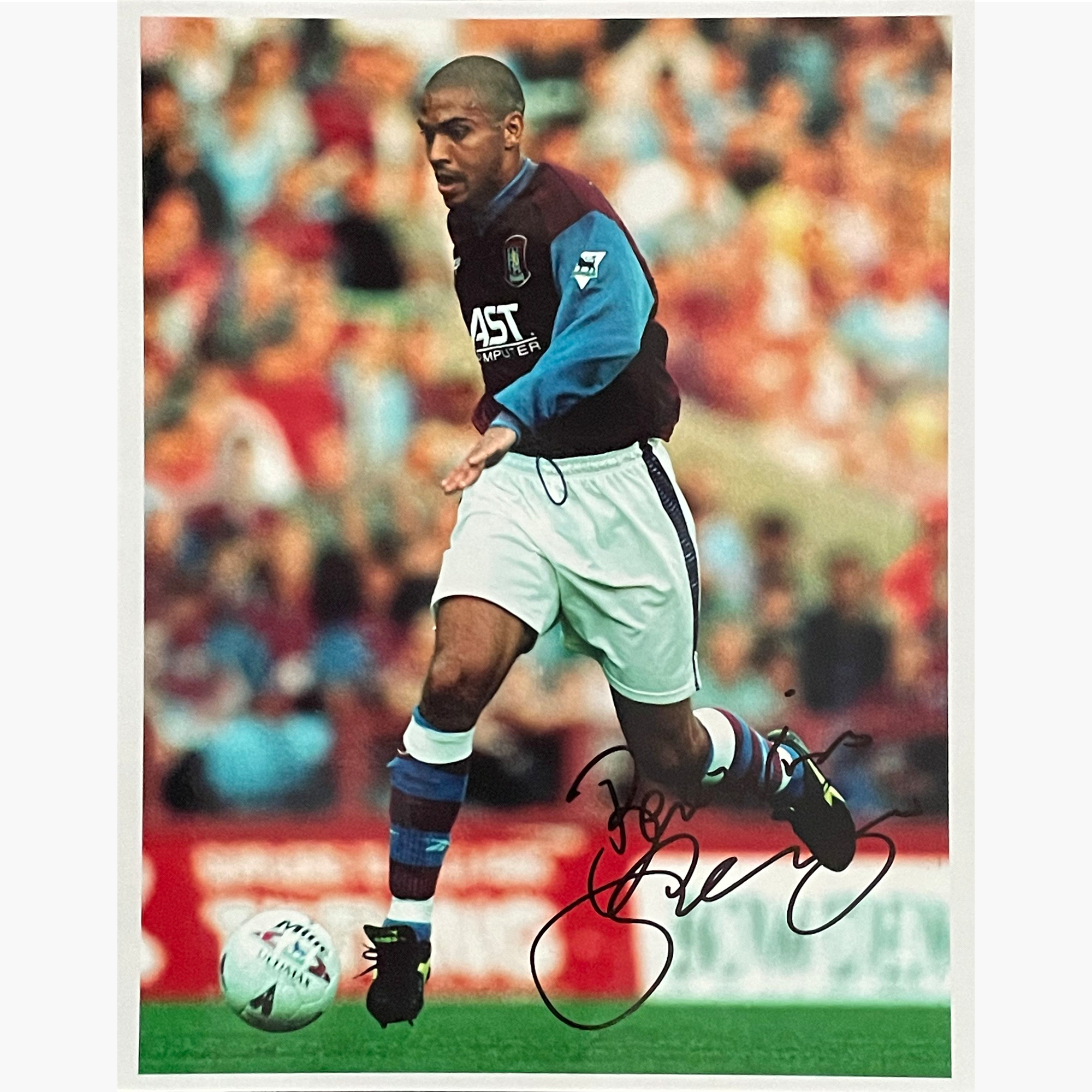 Stan Collymore – Signed 25.5cm x 20cm Colour Action Photo