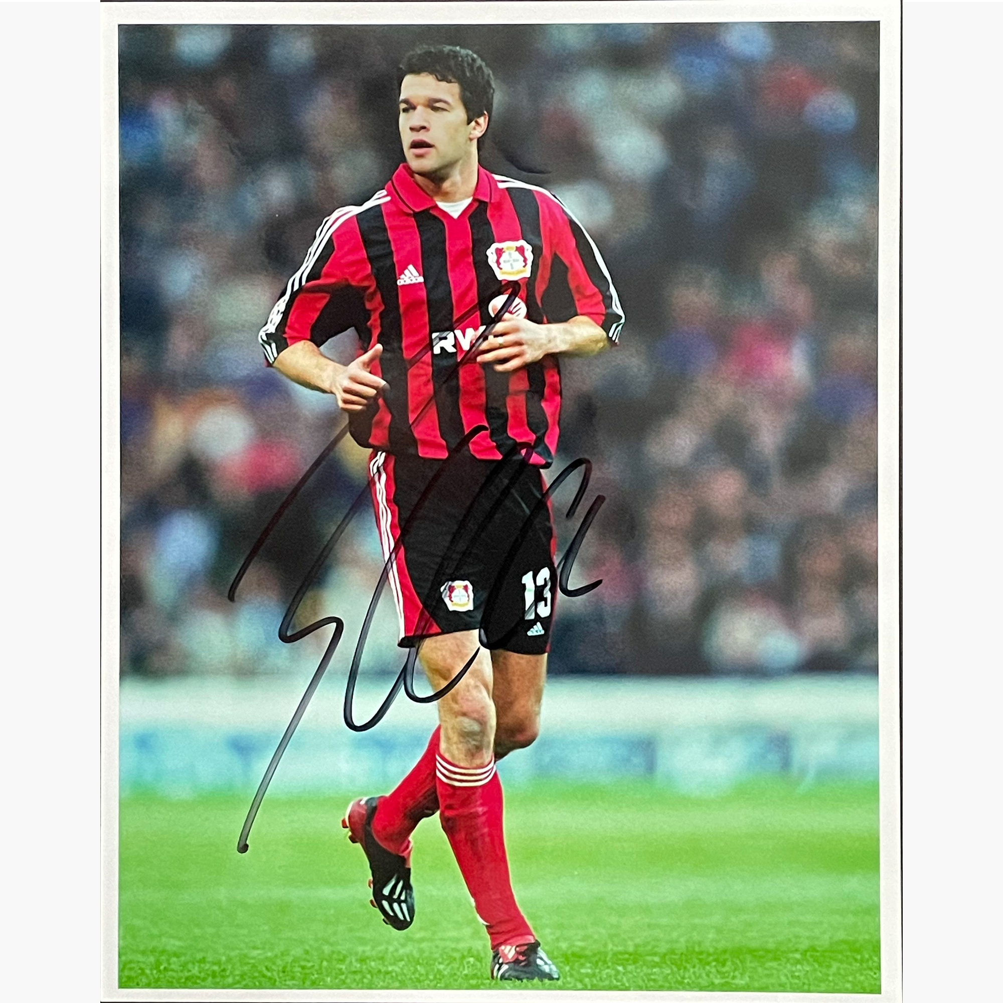 Michael Ballack – Signed 25.5cm x 20cm Colour Action Photo