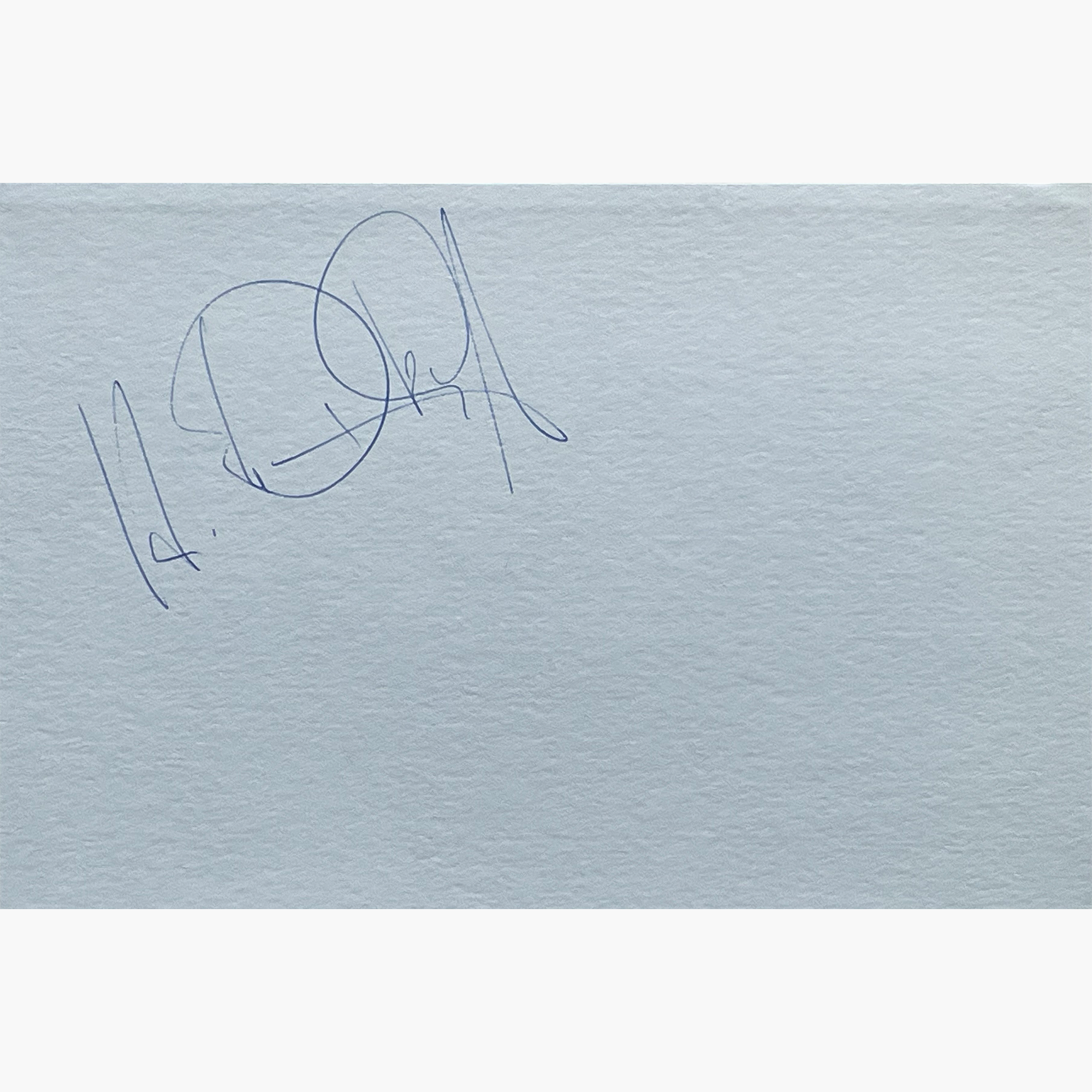 Heike Drechsler – Signed 15.2cm x 10.2cm Plain White Card