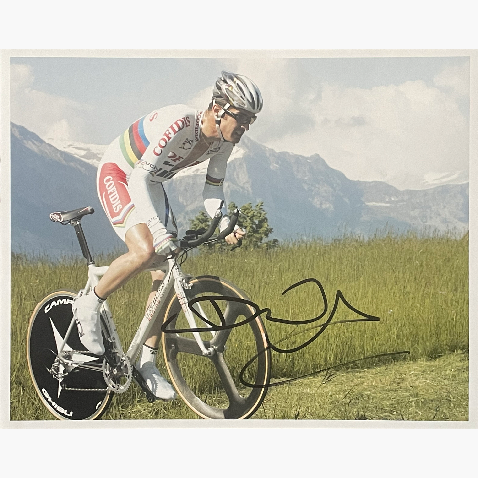 David Millar – Signed 25.5cm x 20.3cm Colour Action Photo