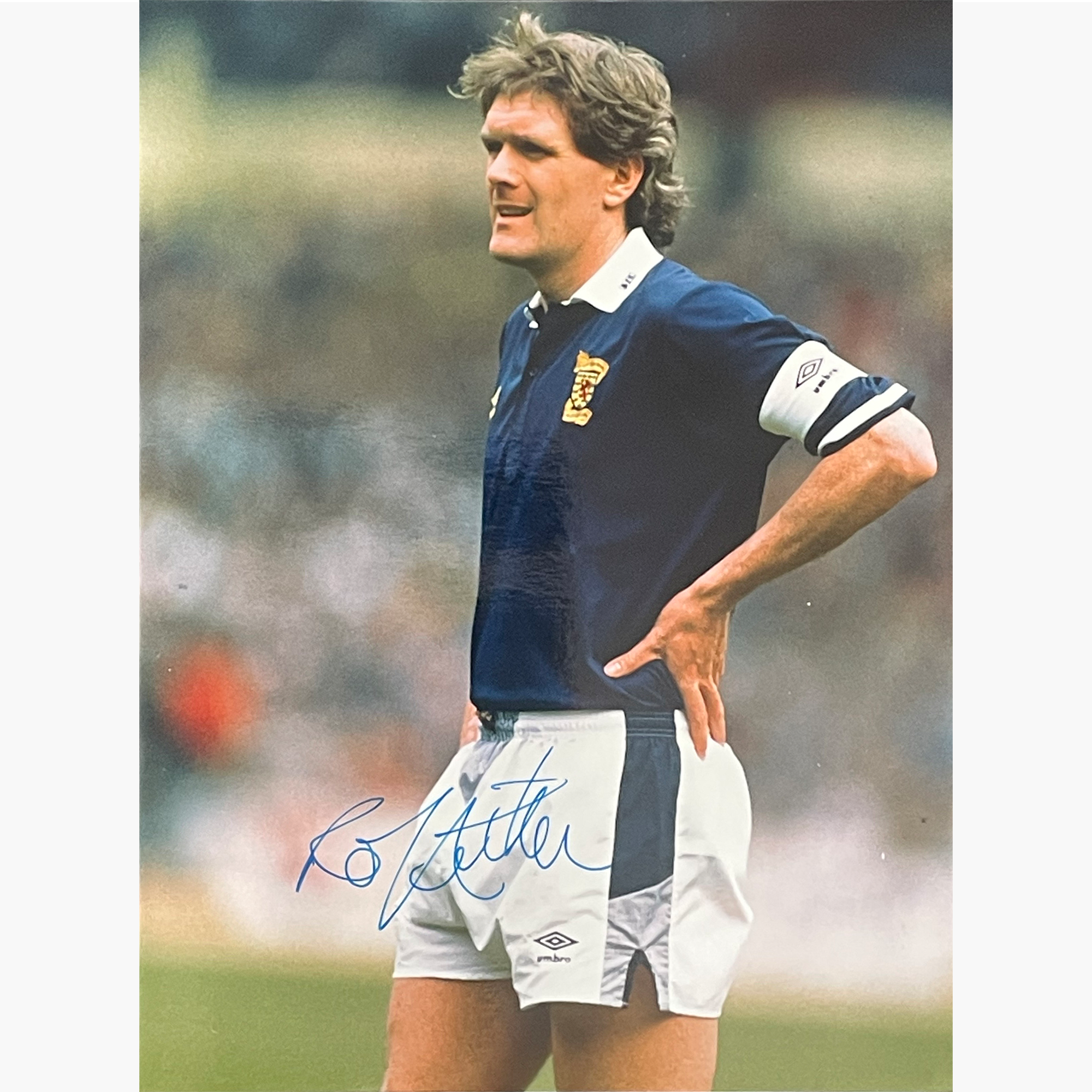Roy Aitken – Signed 20.5cm x 15.5cm Colour Action Photo