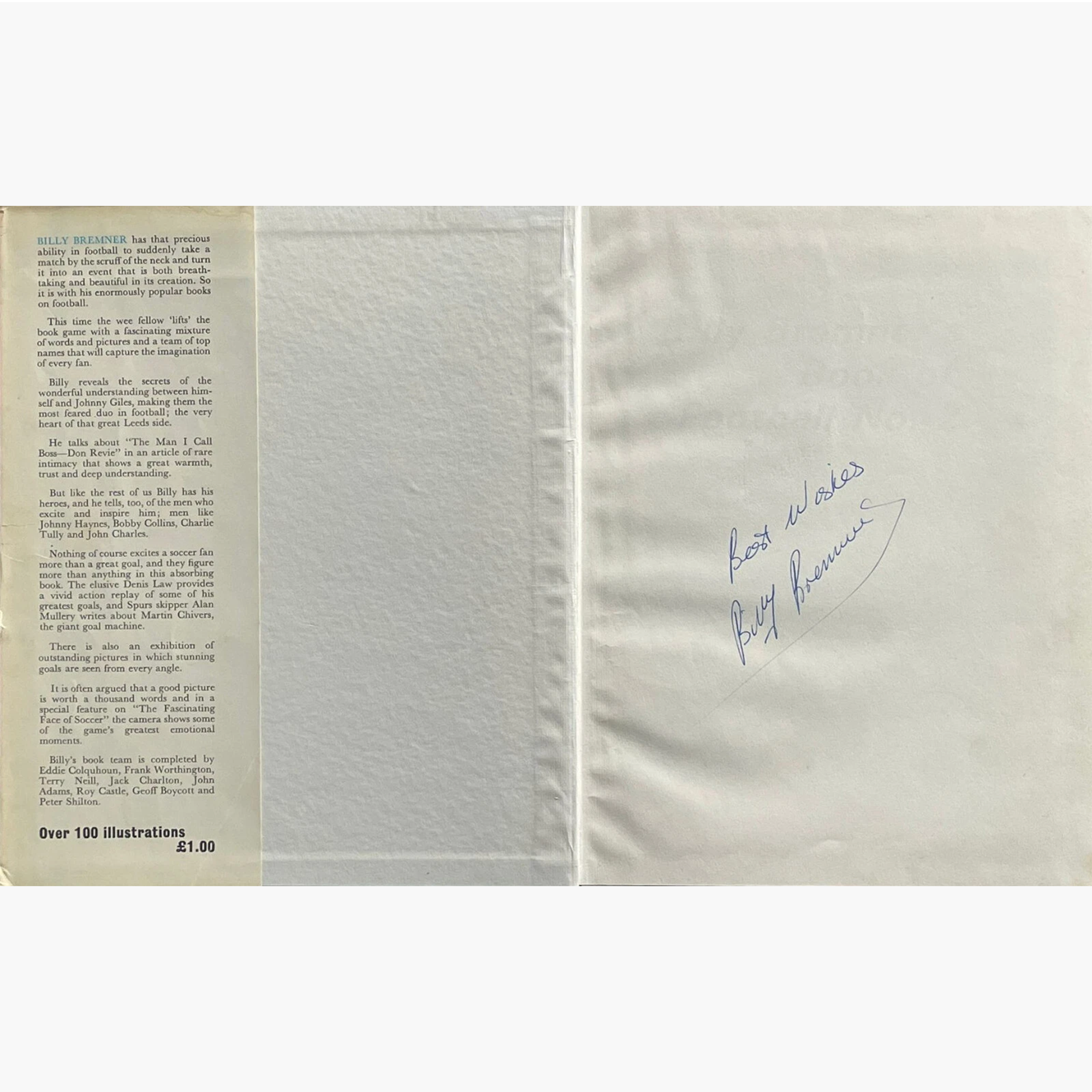 Billy Bremner – Signed "Billy Bremner's Book of Football No. 2" – 1972 First Edition