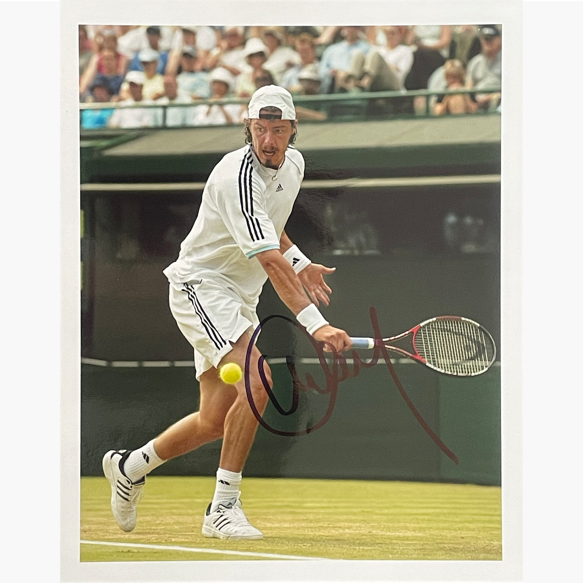 Goran Ivanisevic - Signed 25cm x 20cm Colour Action Photo
