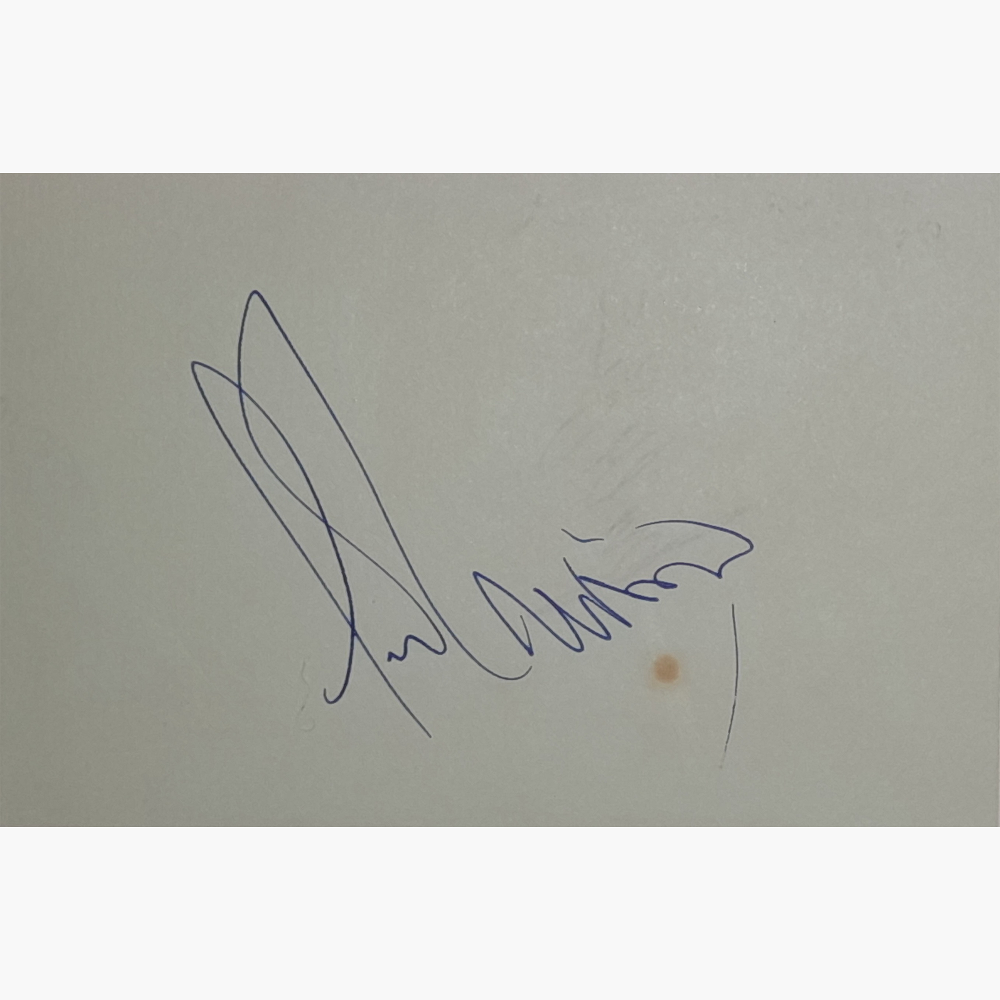 Lee Trevino – Signed 14.6cm x 10cm Book Page