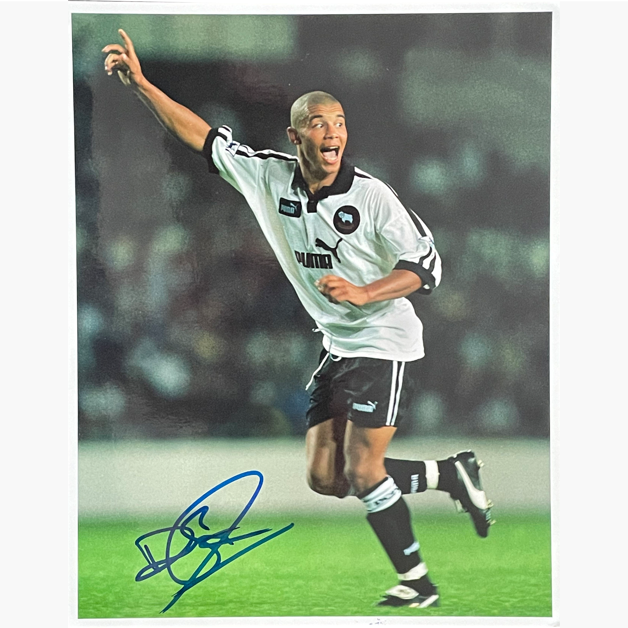 Deon Burton – Signed 25.5cm x 20cm Colour Action Photo