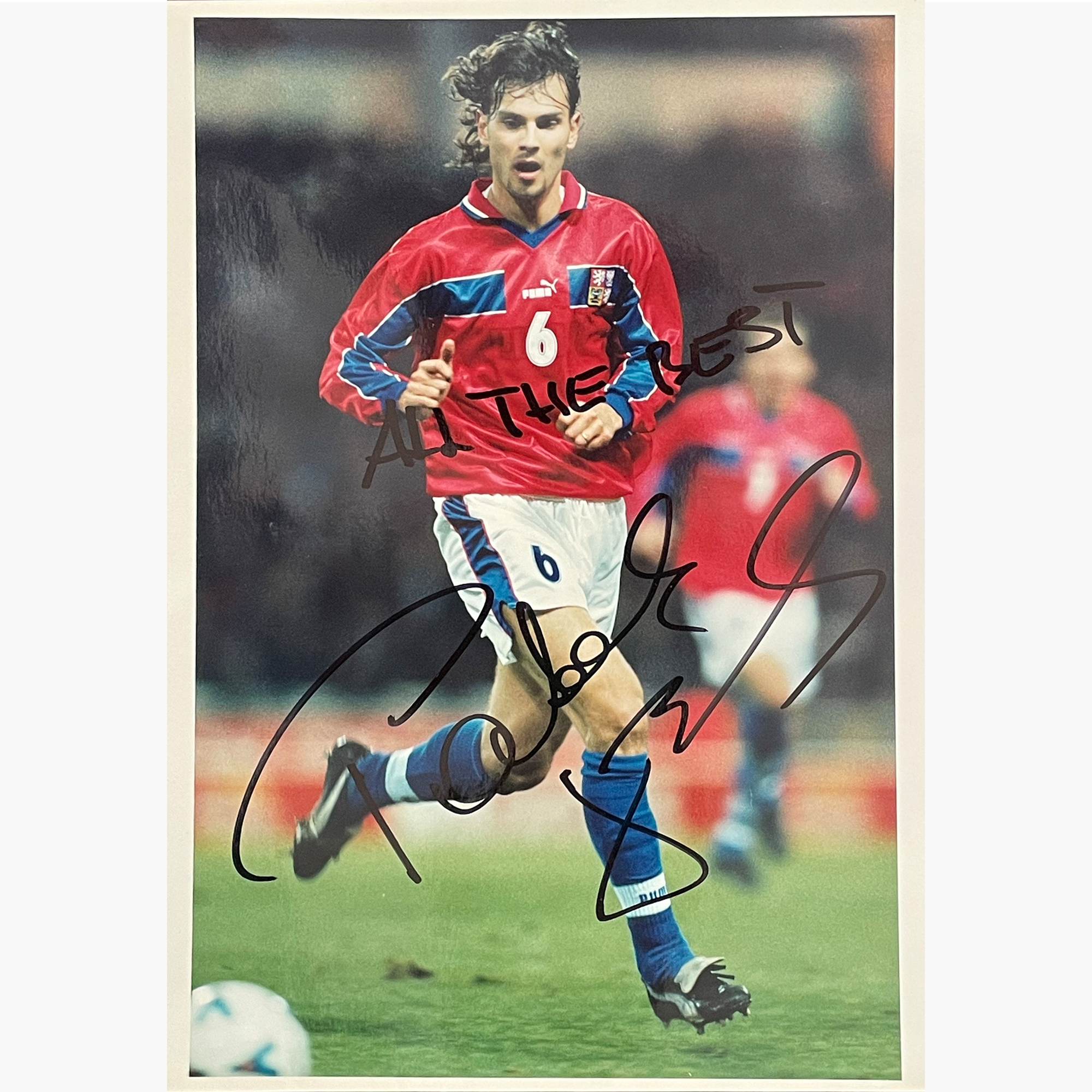 Patrick Berger – Signed 25.5cm x 17.5cm Colour Action Photo