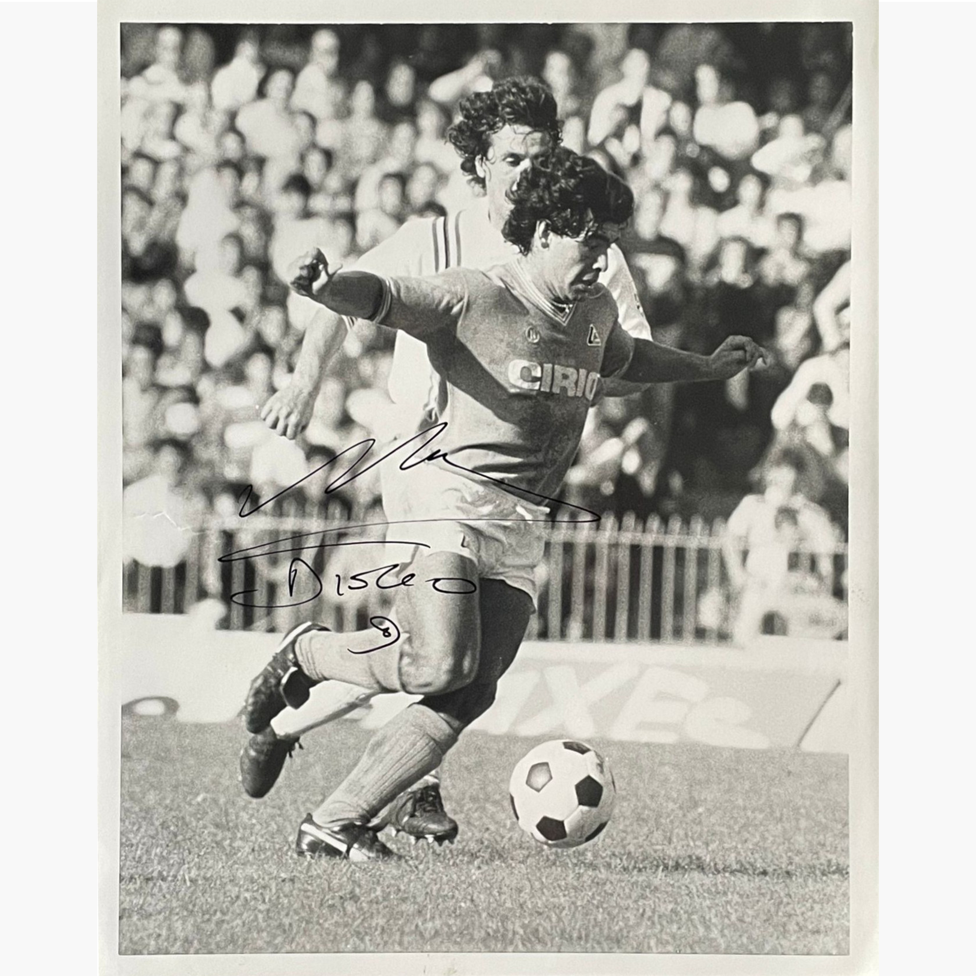 Diego Maradona – Signed 10" x 8" Black & White Photo