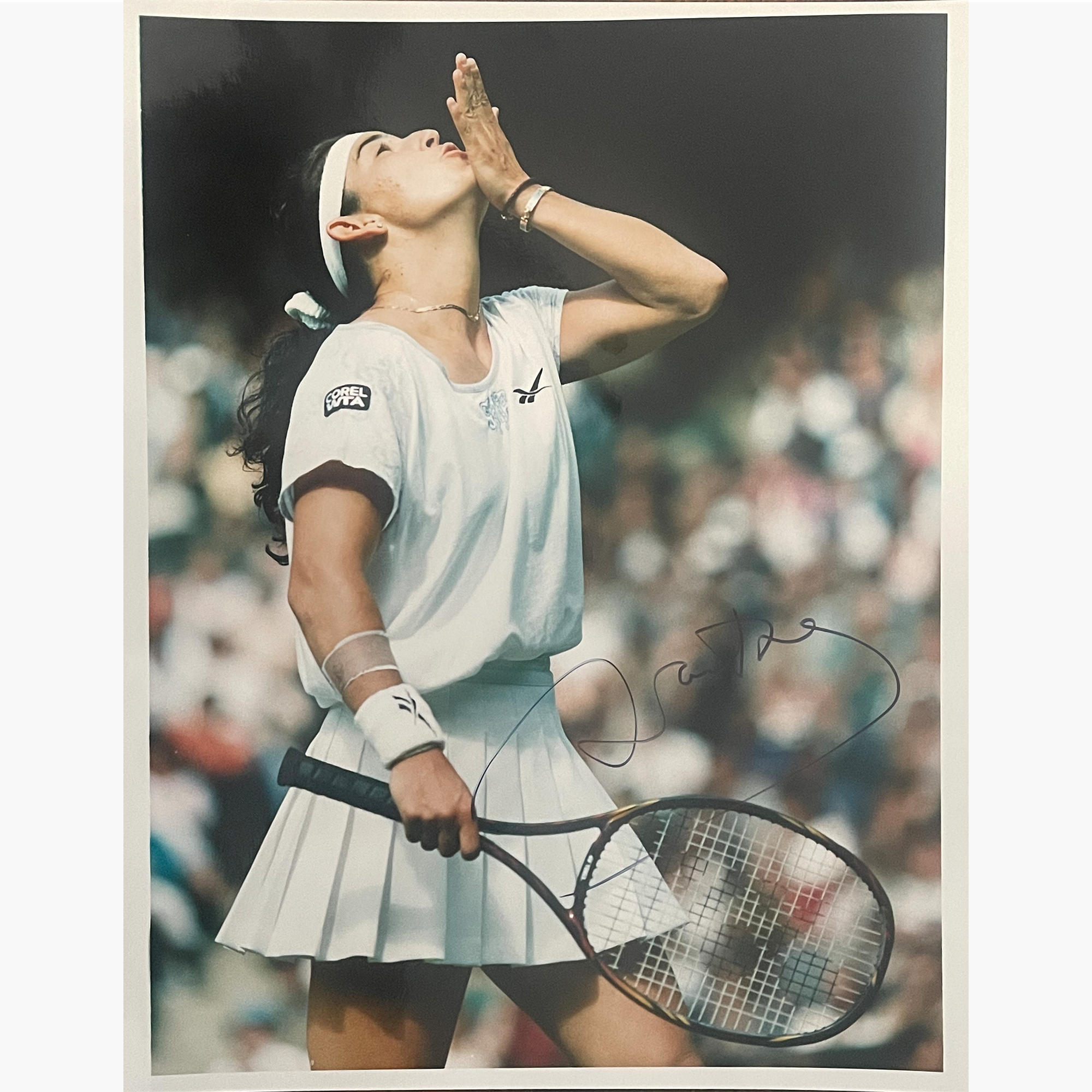 Arantxa Sanchez – Signed 25.5cm x 20cm Colour Action Press Photo