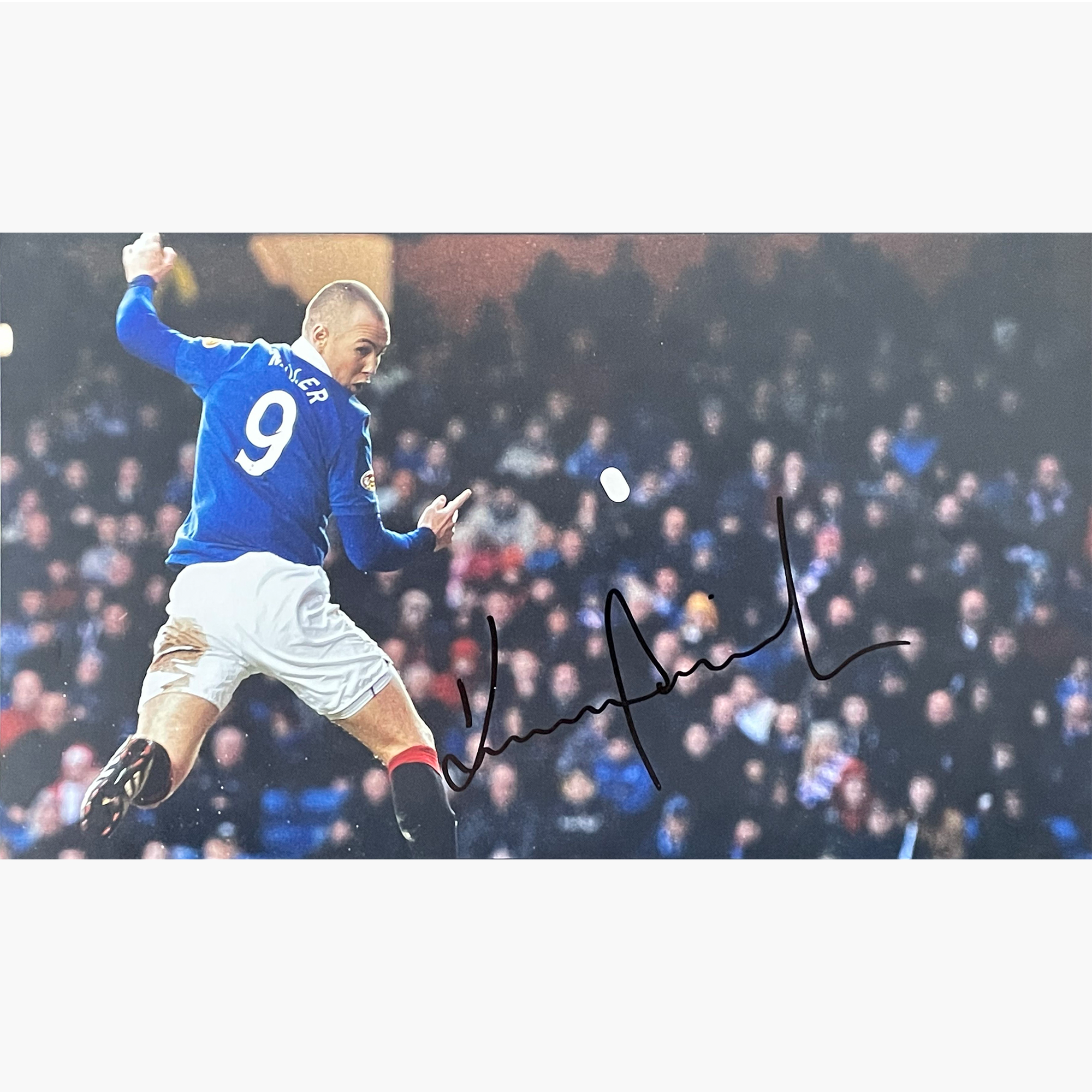 Kenny Miller – Signed 30cm x 20cm Colour Action Photo