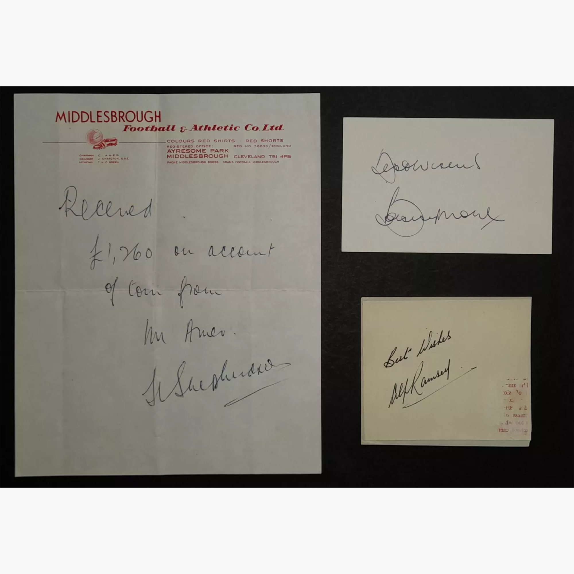 England 1966 World Cup Final Football Heritage Print – Signed by 22 Squad Members + Moore, Ramsey & Staff