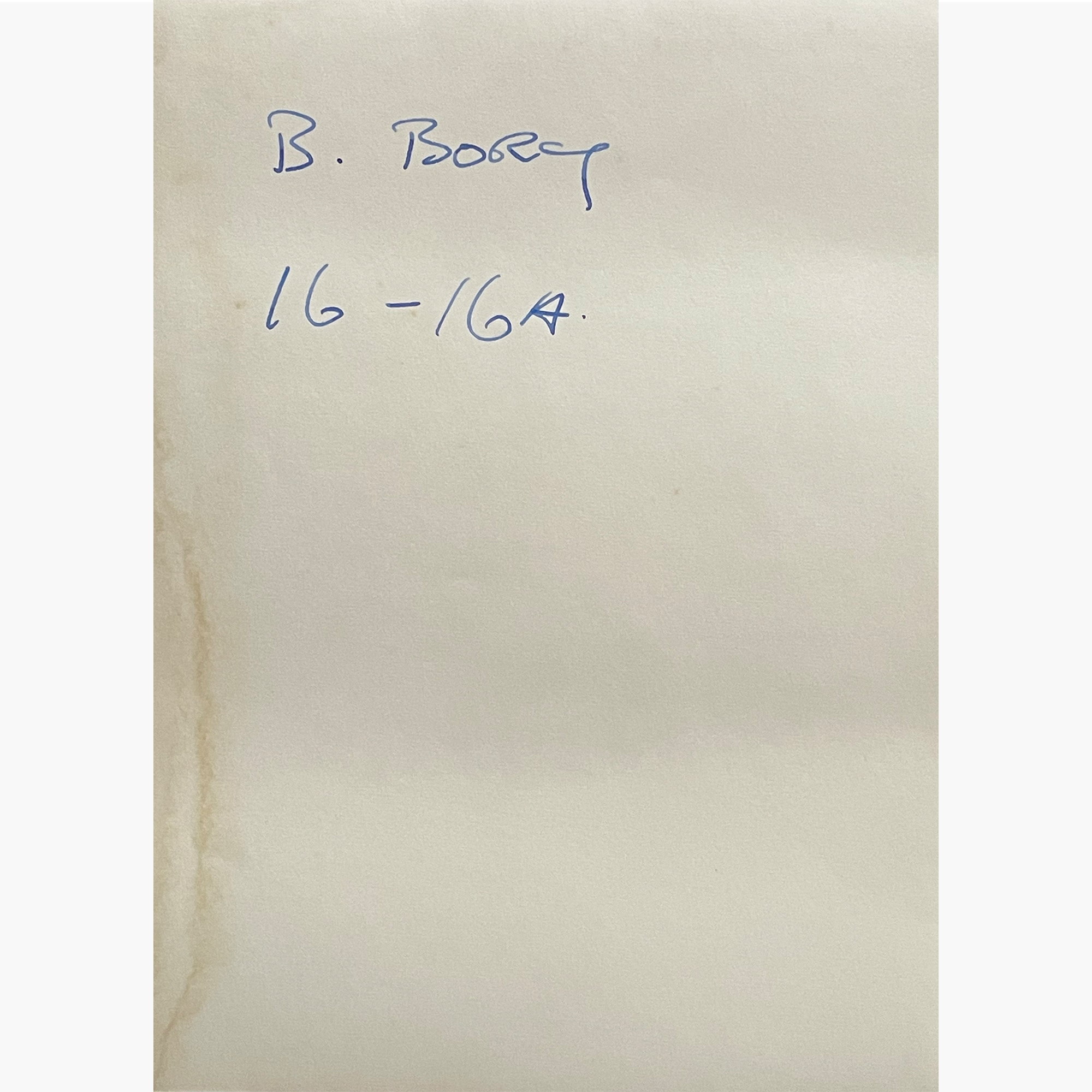 Bjorn Borg – Signed 16.5cm x 12.5cm Black & White Photo