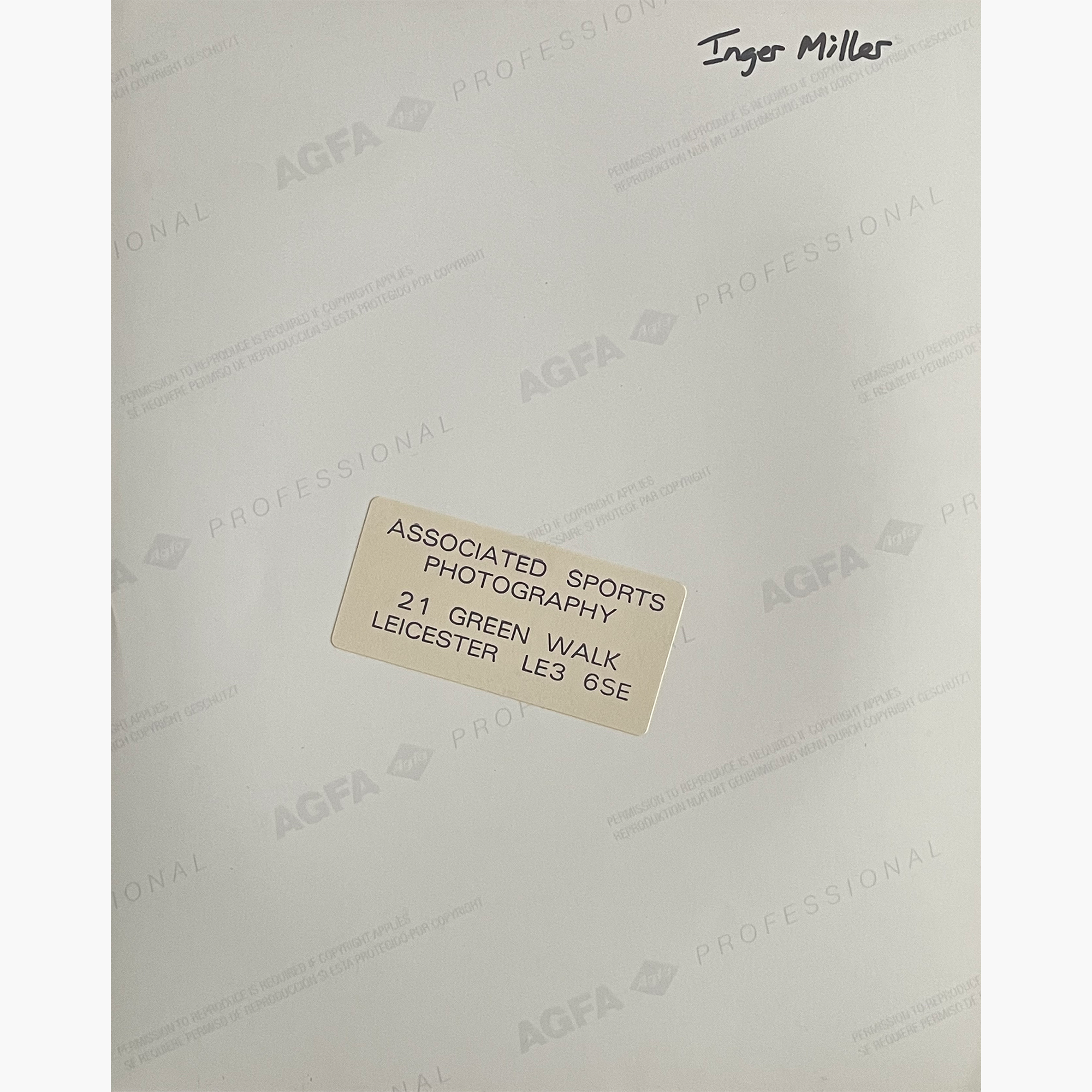Inger Miller – Signed 25.3cm x 20.2cm Colour Action Press Photo