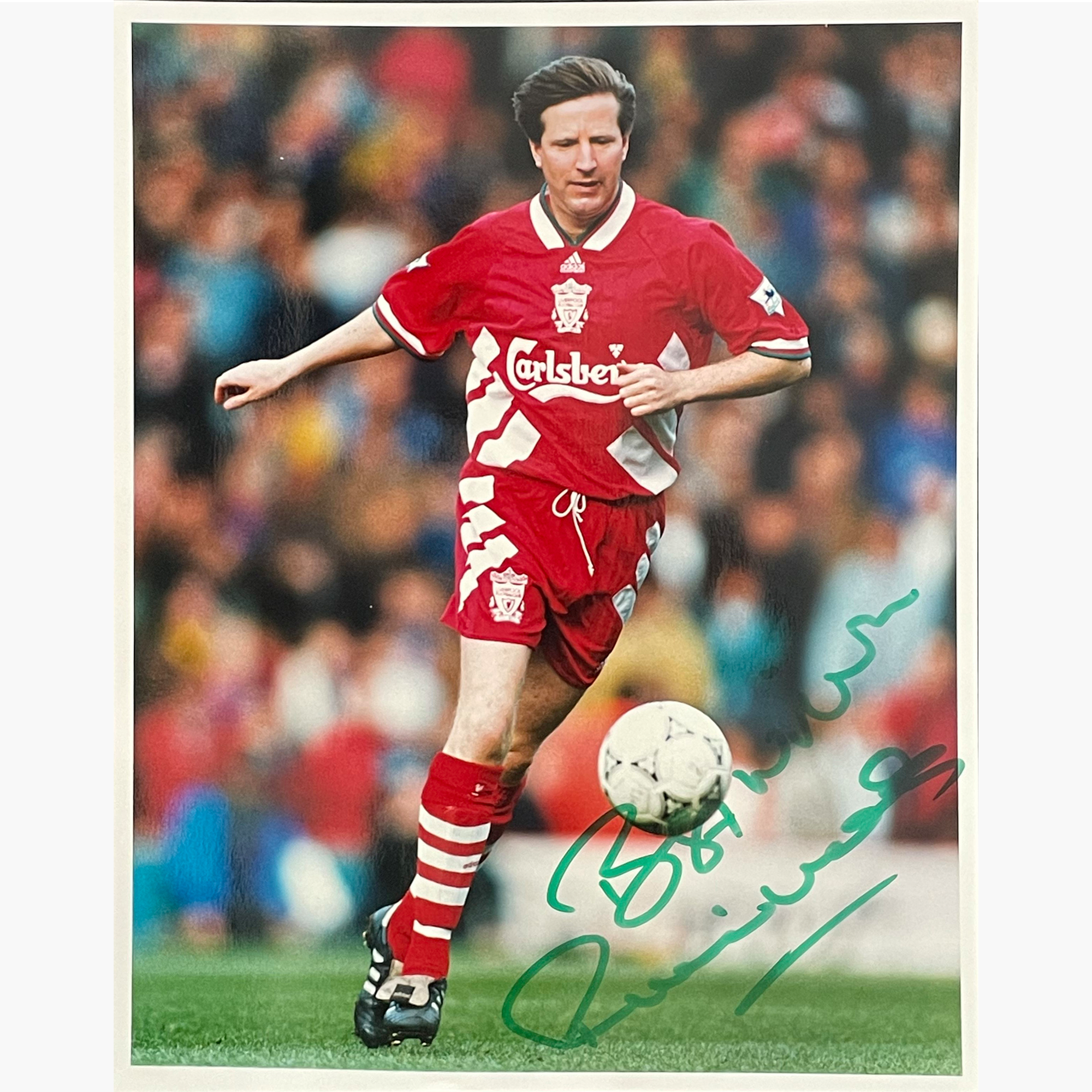 Ronnie Whelan – Signed 25cm x 20cm Colour Action Press Photo