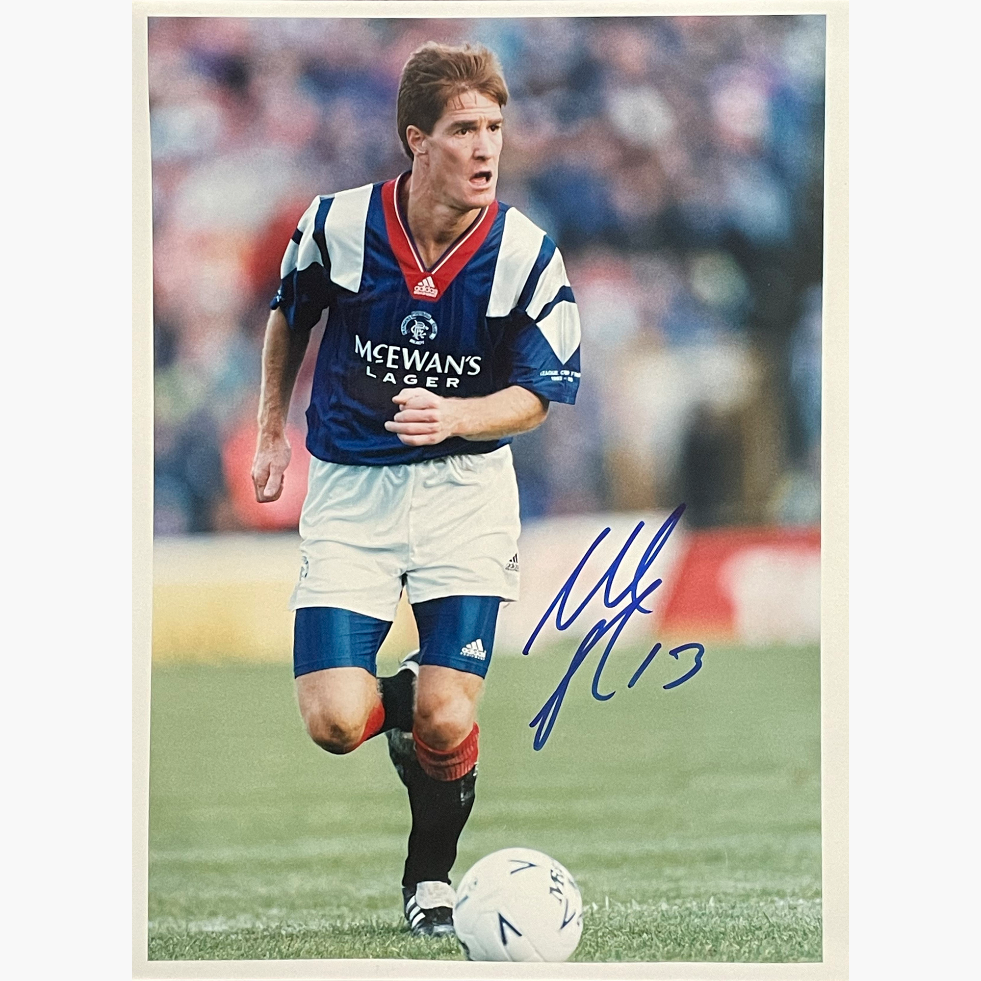 Richard Gough – Signed 25.5cm x 18.5cm Colour Action Press Photo