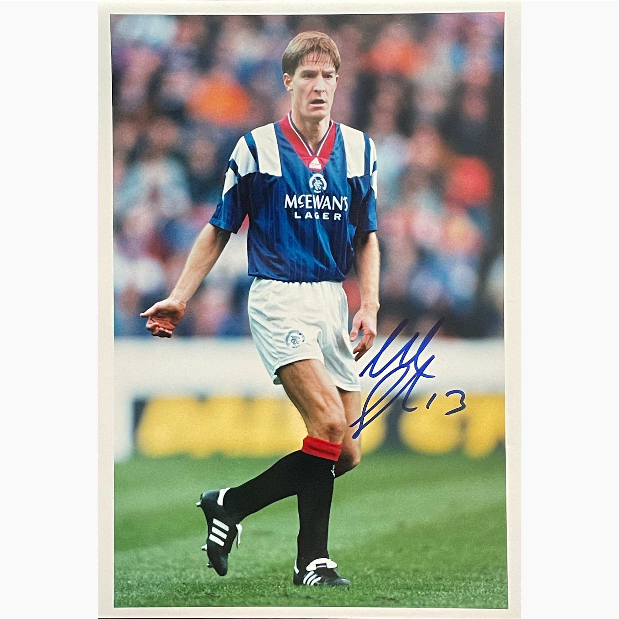 Richard Gough – Signed 25cm x 17cm Colour Action Press Photo