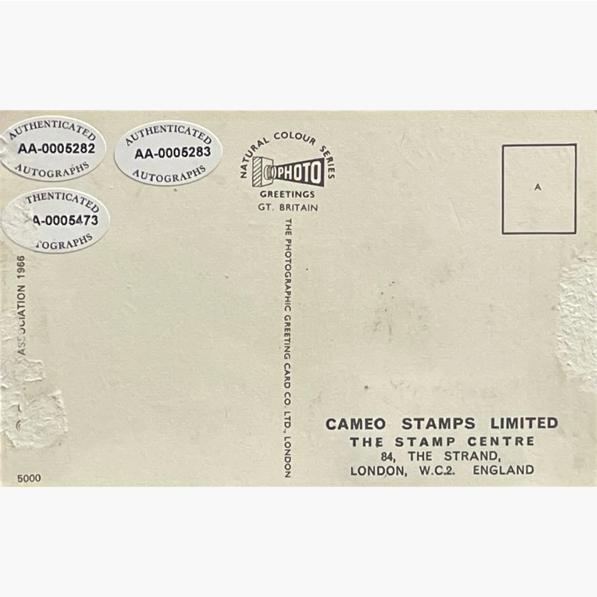 England 1966 World Cup Winners – Rare Cameo Stamps First Day Cover – Signed by 10 Players