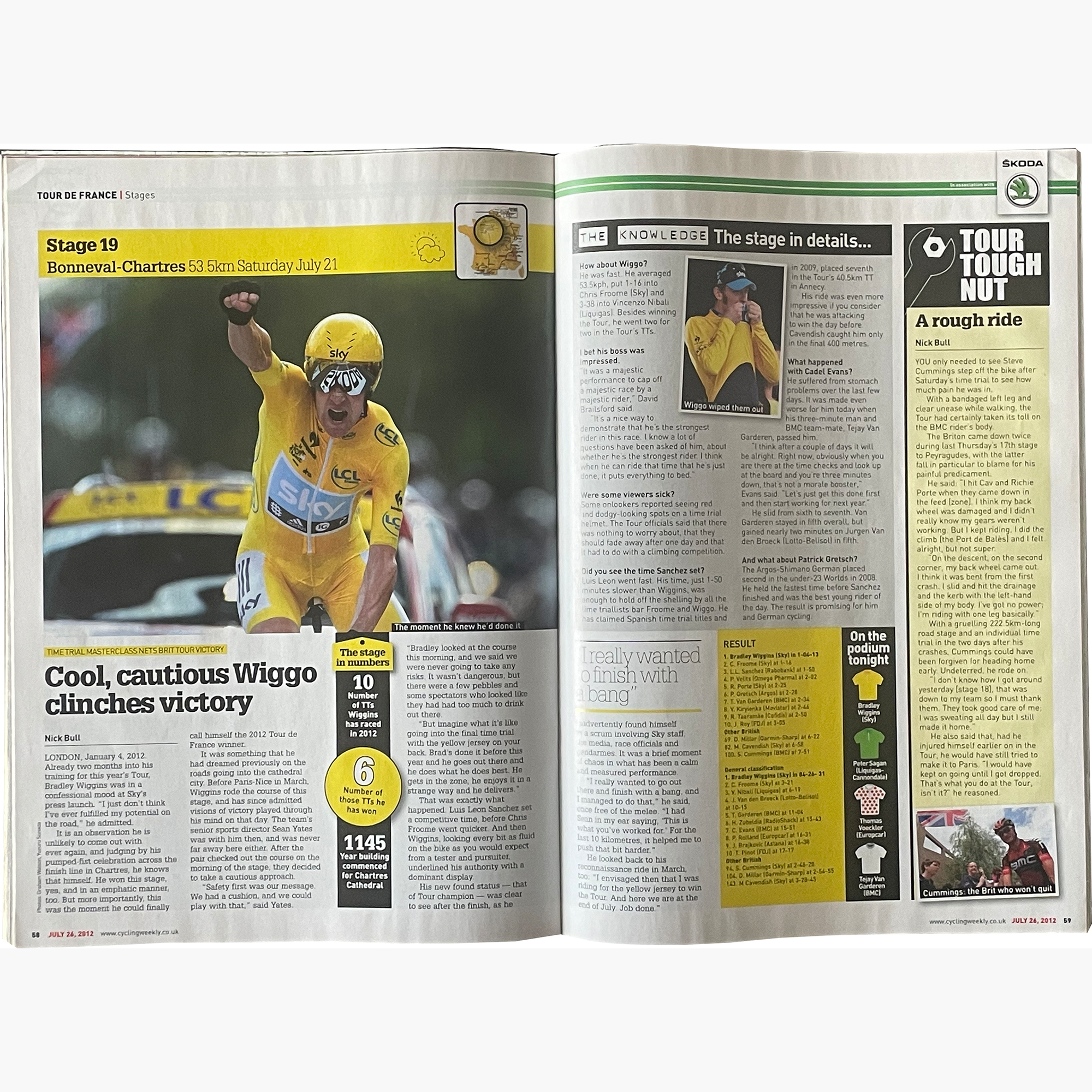 Bradley Wiggins – Signed Cycling Weekly Magazine