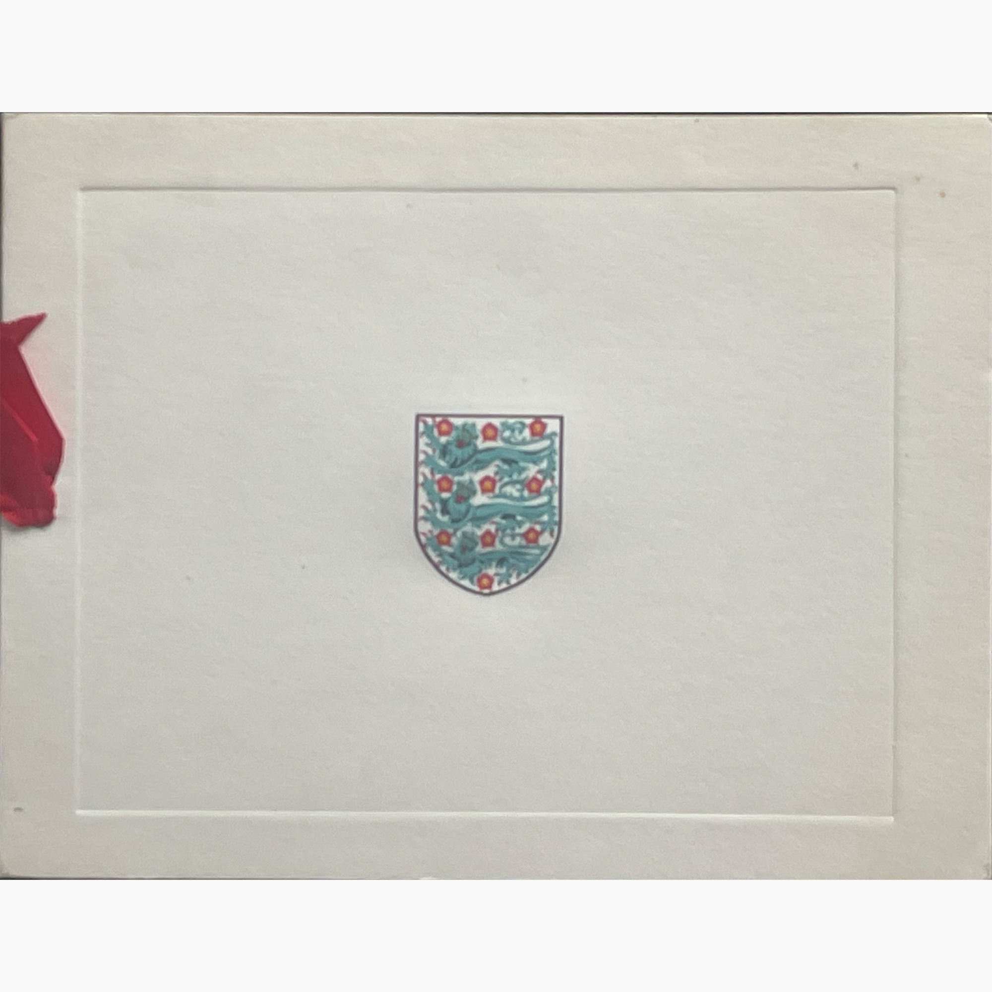 Sir Alf Ramsey Signed Official FA Christmas Card – 1973