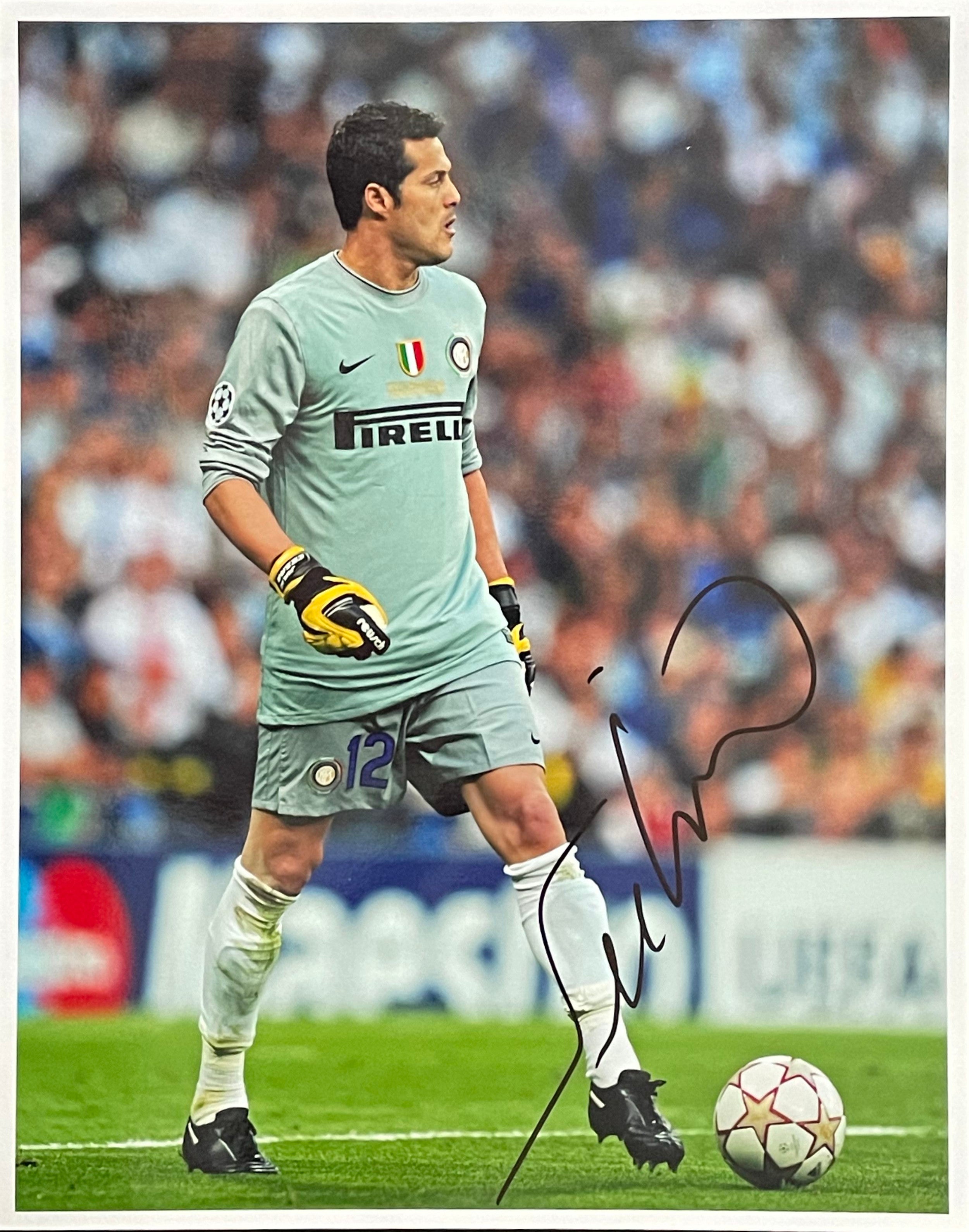 Julio Cesar – Signed 25.5cm x 20cm Colour Action Photo