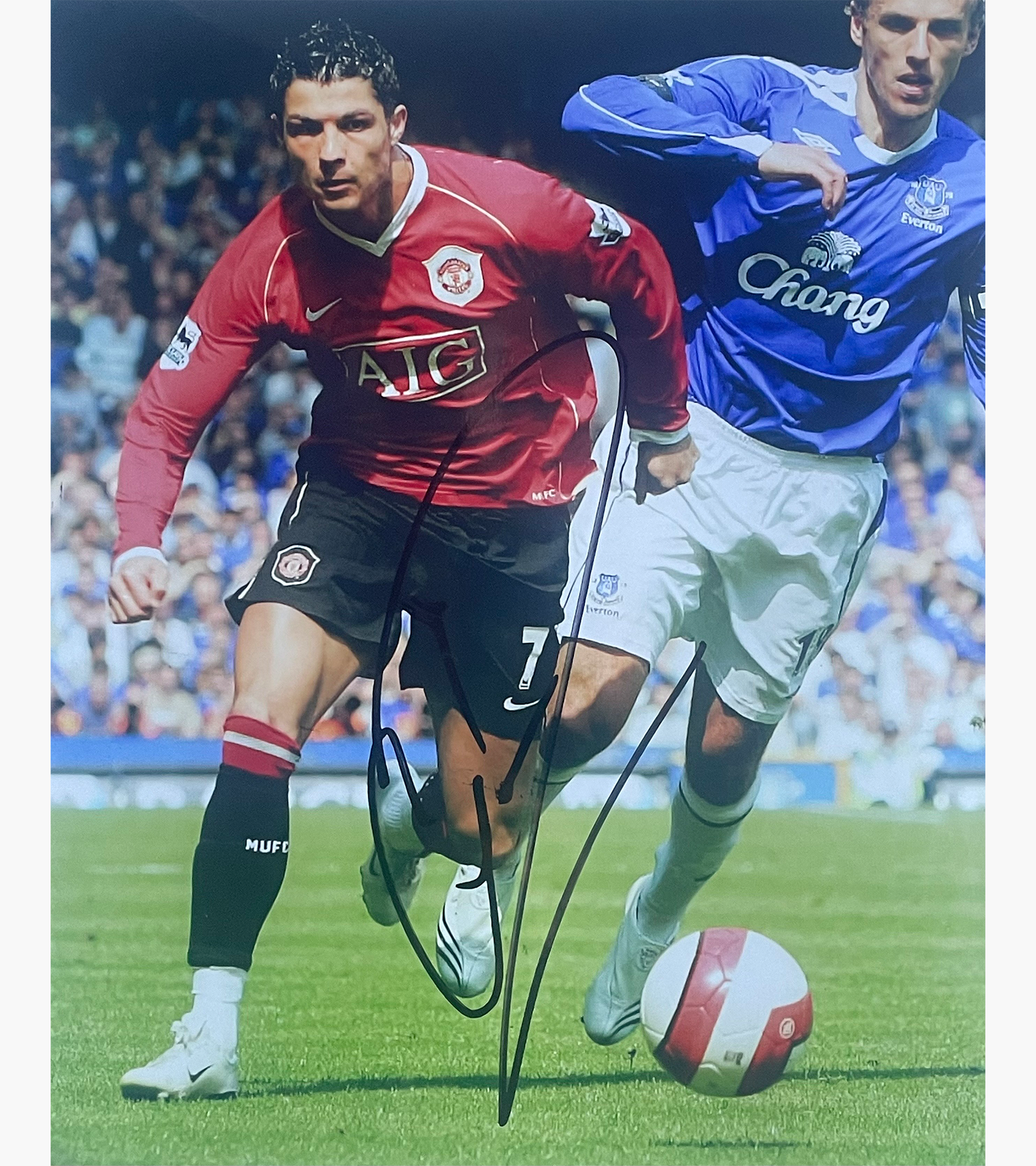 Cristiano Ronaldo – Signed 25.5cm x 20.5cm Colour Action Photo