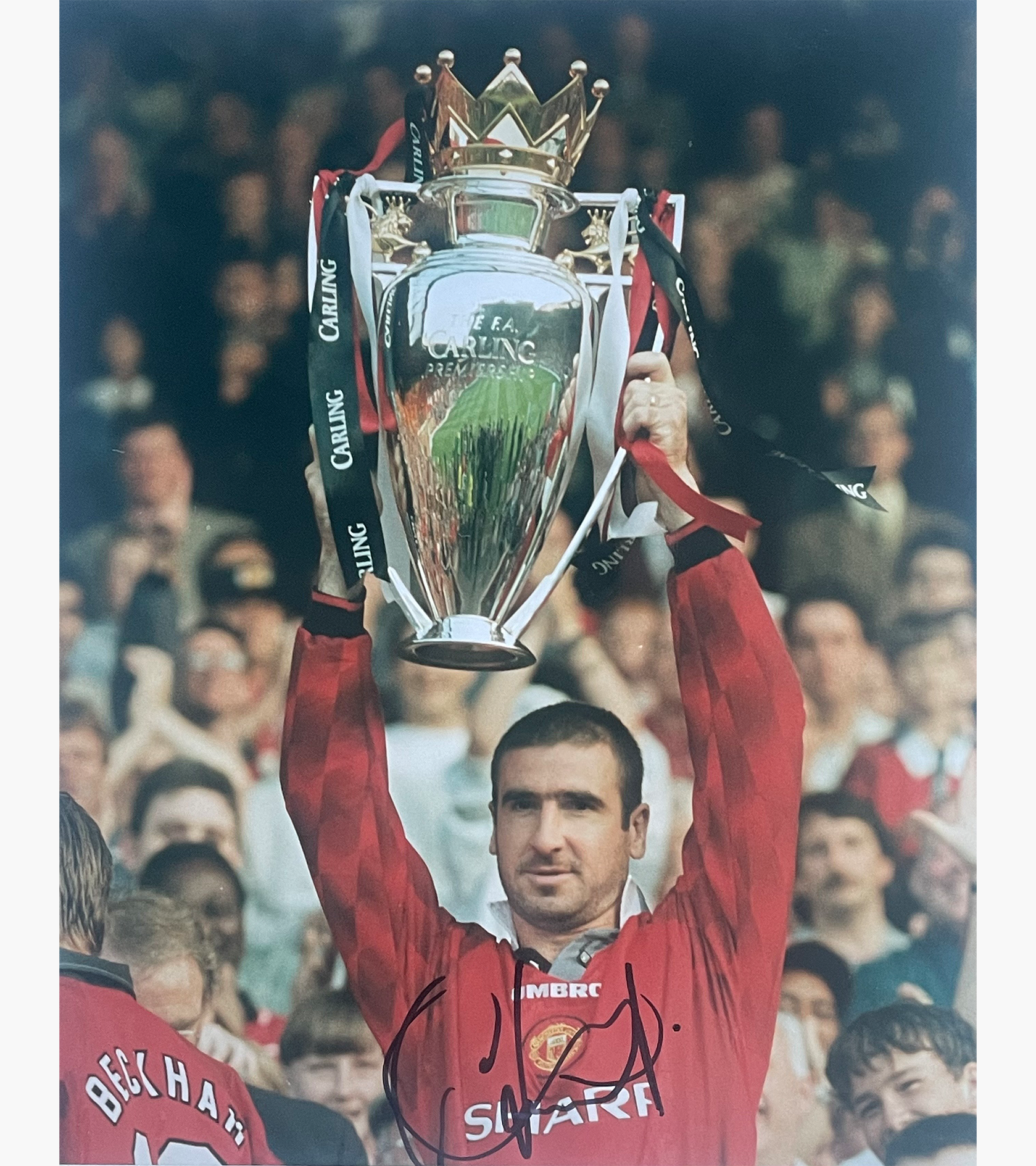 Eric Cantona – Signed 25.2cm x 20.2cm Colour Photo