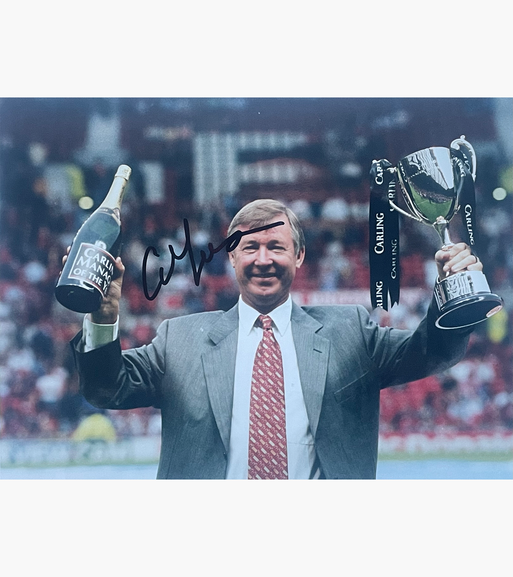 Alex Ferguson – Signed 24.5cm x 18.4cm Colour Photo