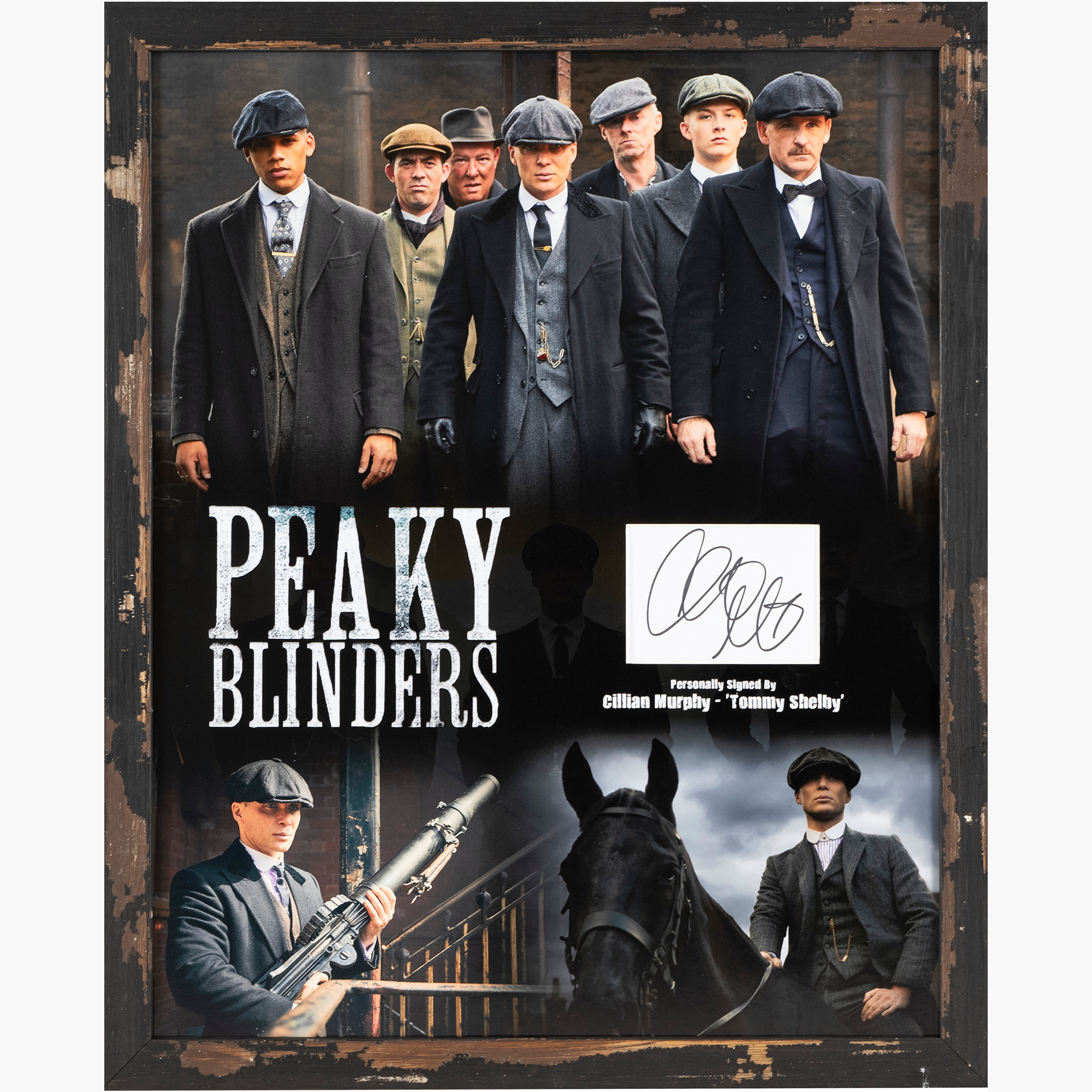 Cillian Murphy Signed Peaky Blinders Display – "Tommy Shelby"