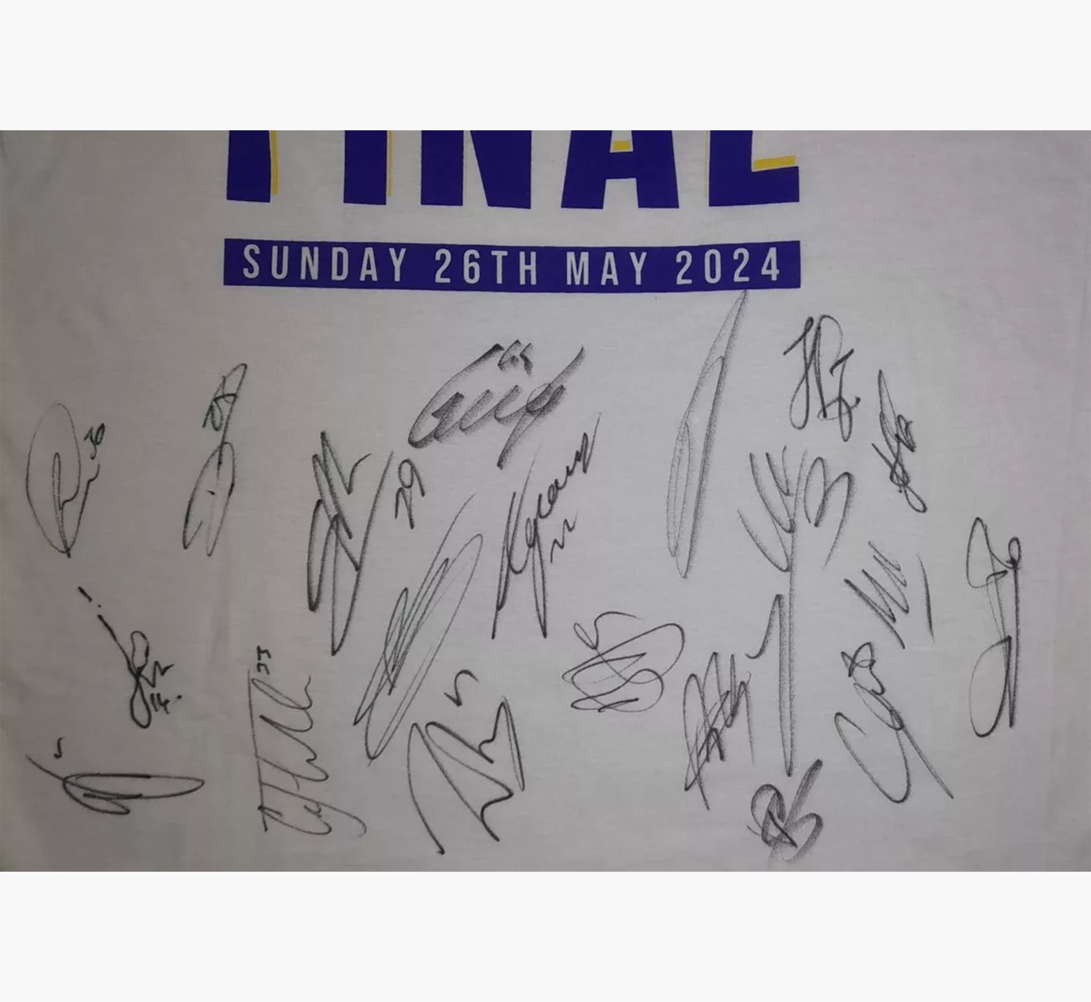 Leeds United Signed Shirt – 2023/24 Play-Off Final Squad Shirt