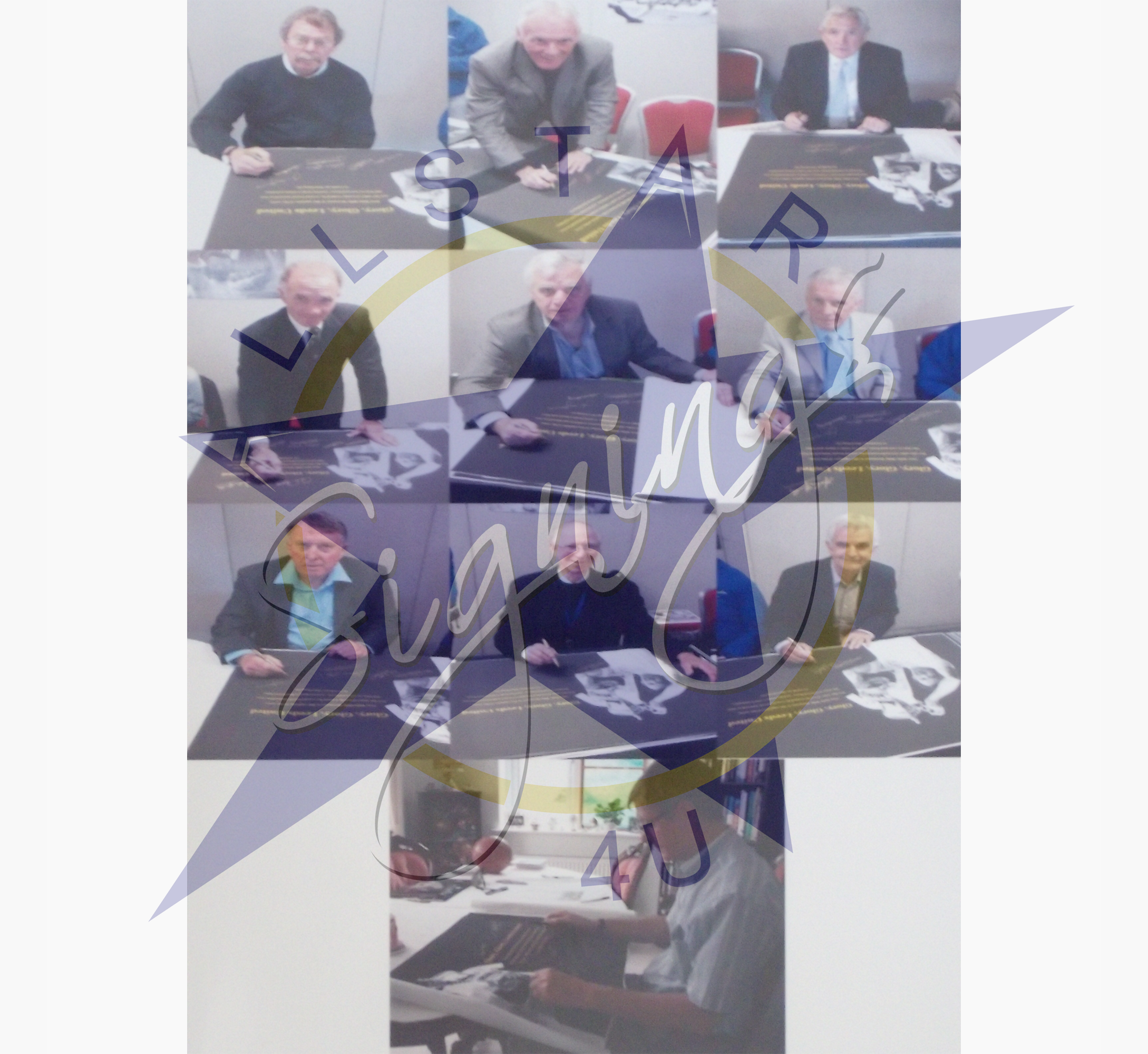 Leeds United 1972 FA Cup Winners Signed Canvas – Glory, Glory Tribute