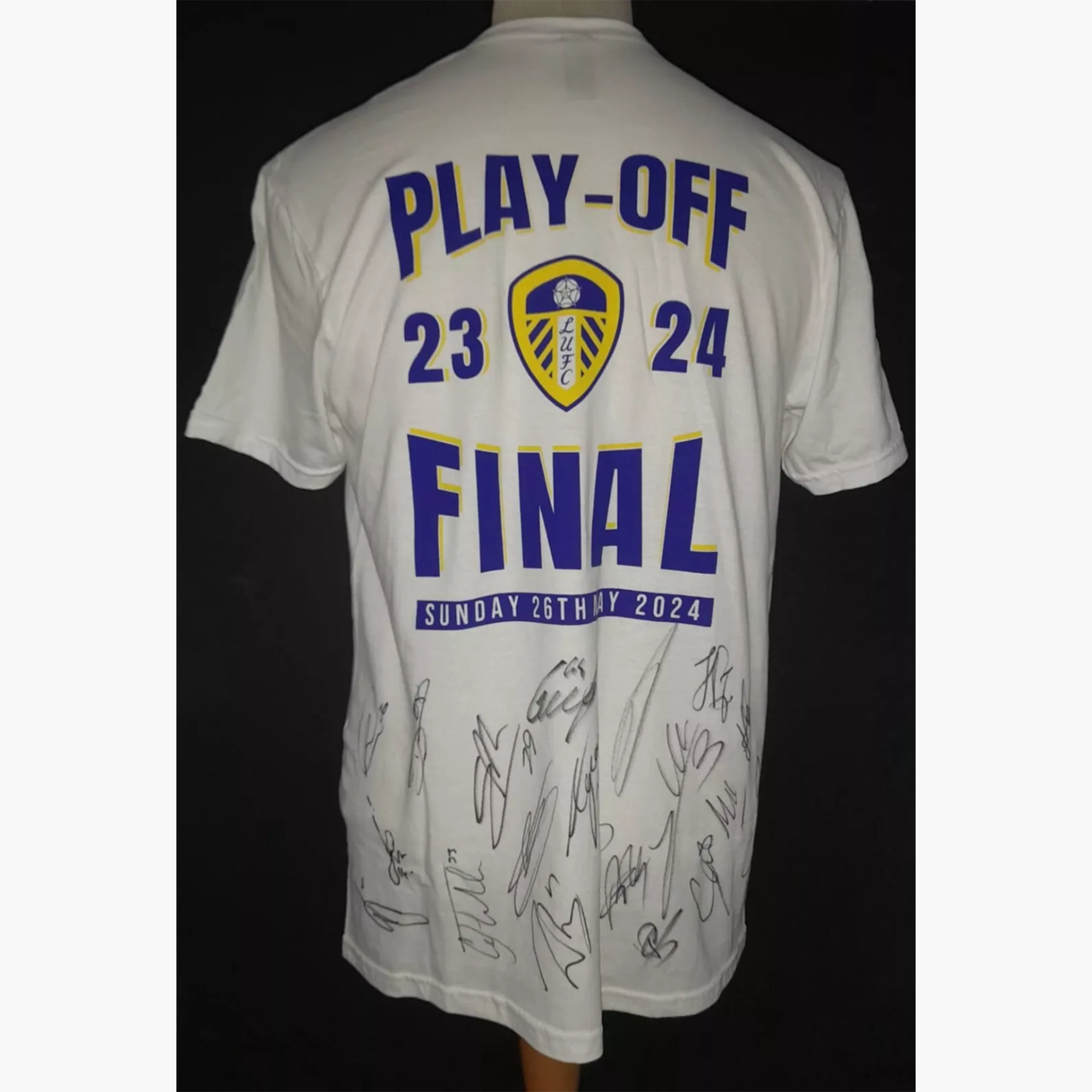 Leeds United Signed Shirt – 2023/24 Play-Off Final Squad Shirt