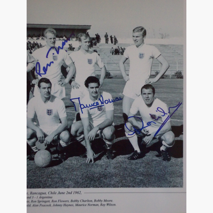 England v Argentina 1962 World Cup Team Signed Photo – Limited Edition (1 of 20)