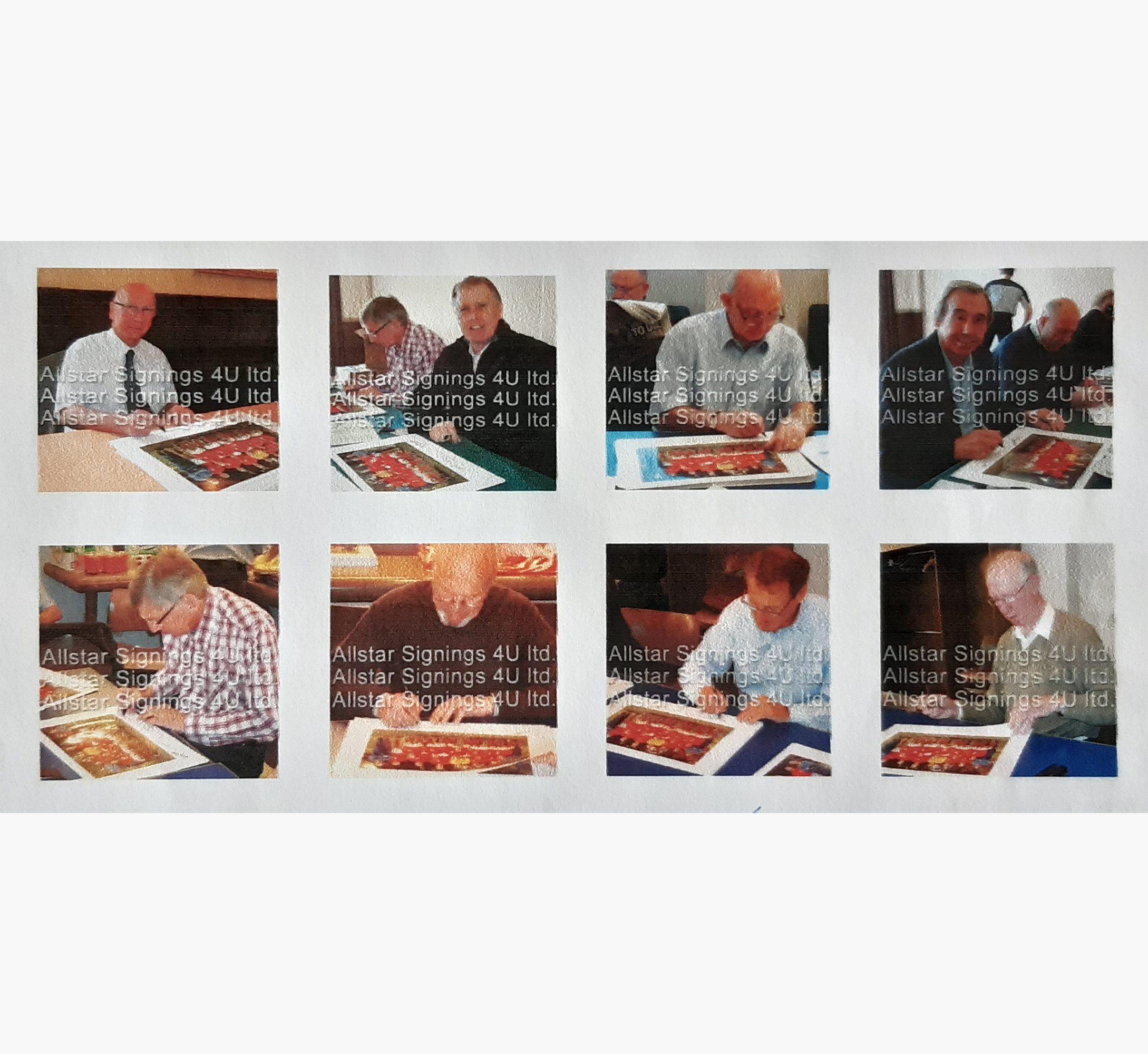 England 1966 Signed Photo – World Cup Winners (10 Signatures)